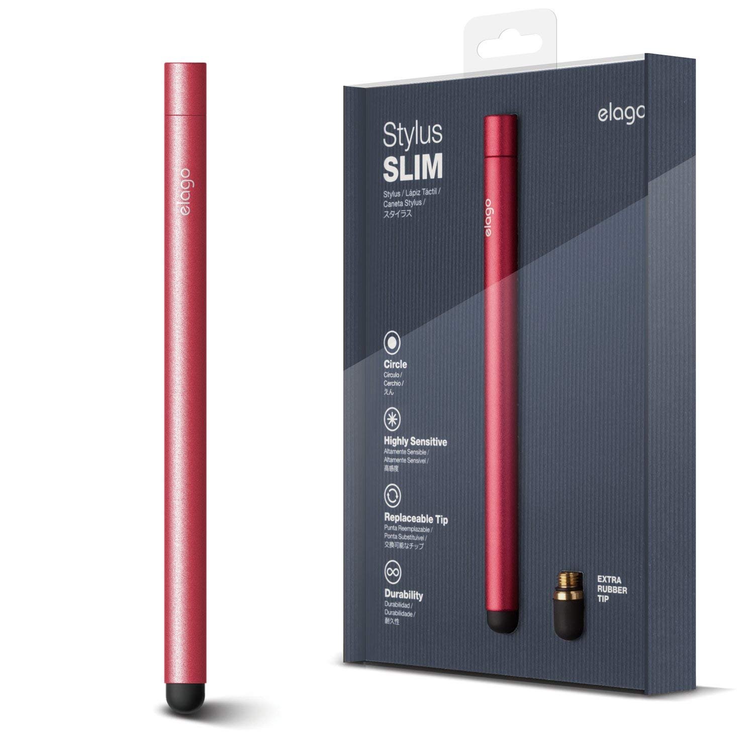 Elago Slim Stylus Pen Hot Pink, EL-STY-SM-HPK