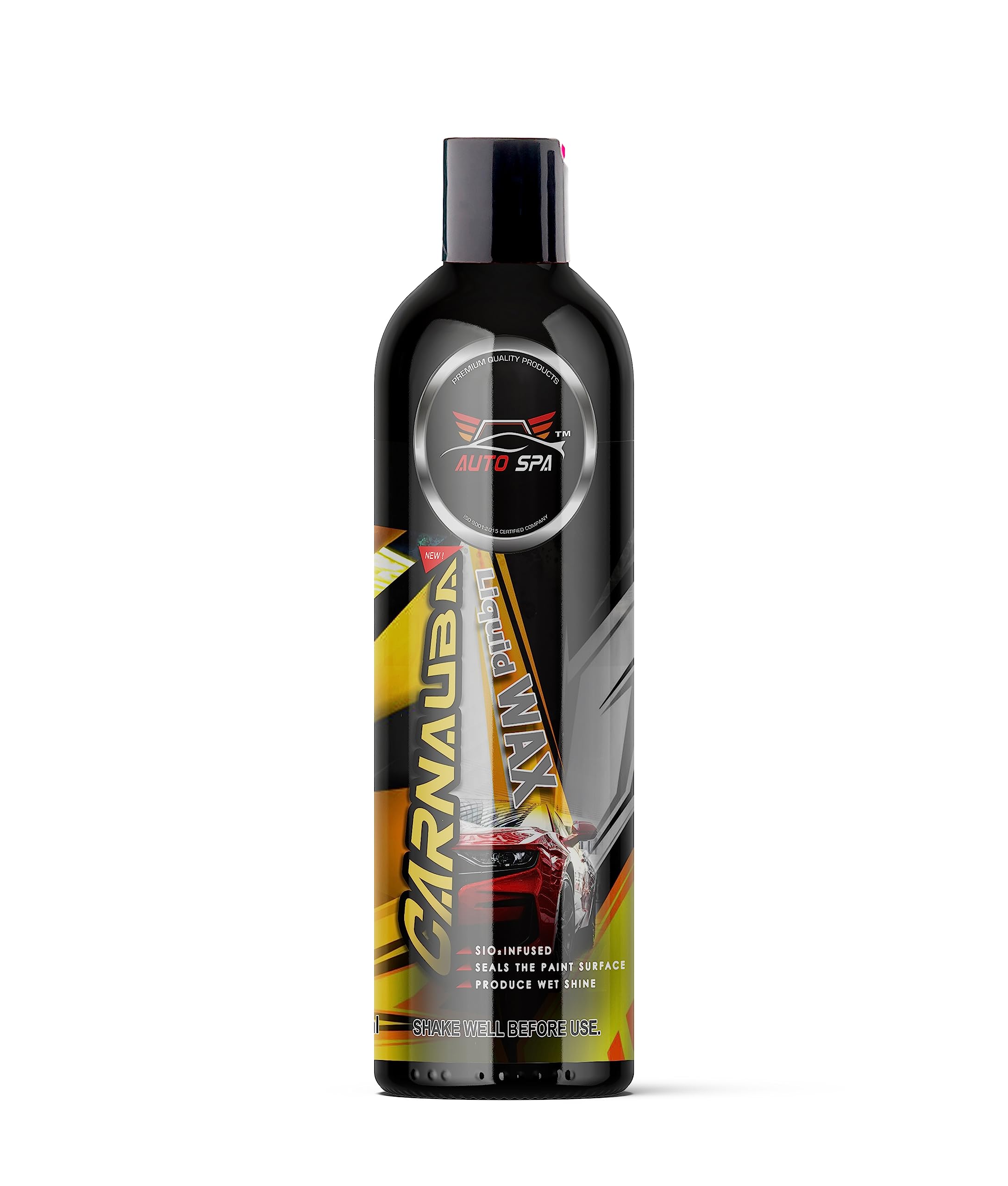 AUTO SPA Carnauba Liquid Cream Wax for Car & Bike- 500mL | Provides Extreme Durability | Professional Grade Protection | Enhances Paint Color | Restore Gloss - Car Wax Polish For Car Paint