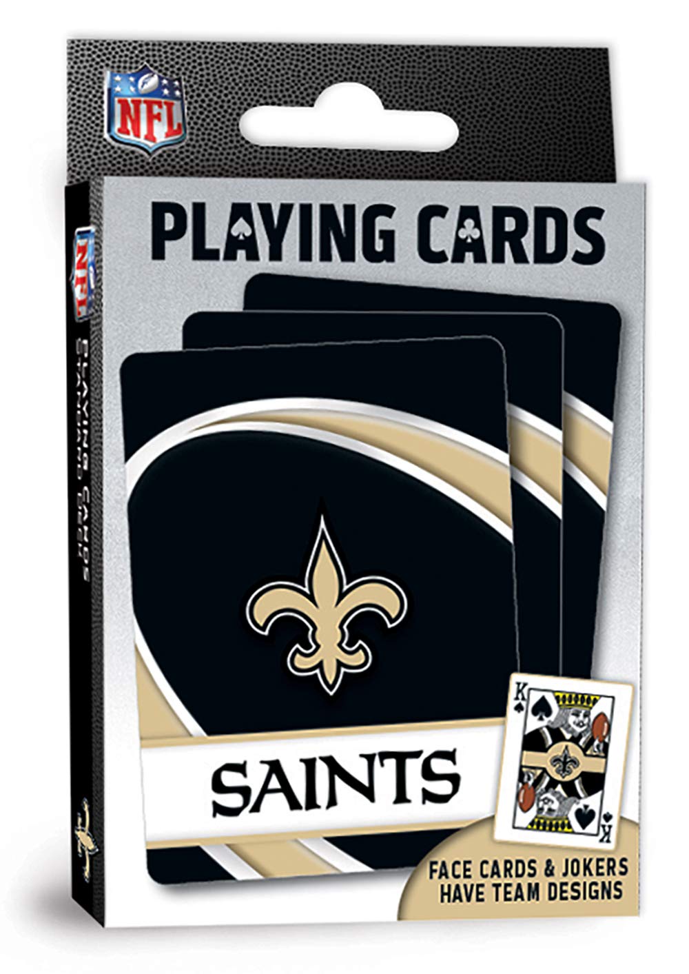 MasterPieces NFL New Orleans Saints Playing Cards, 2.5" x 3.5"