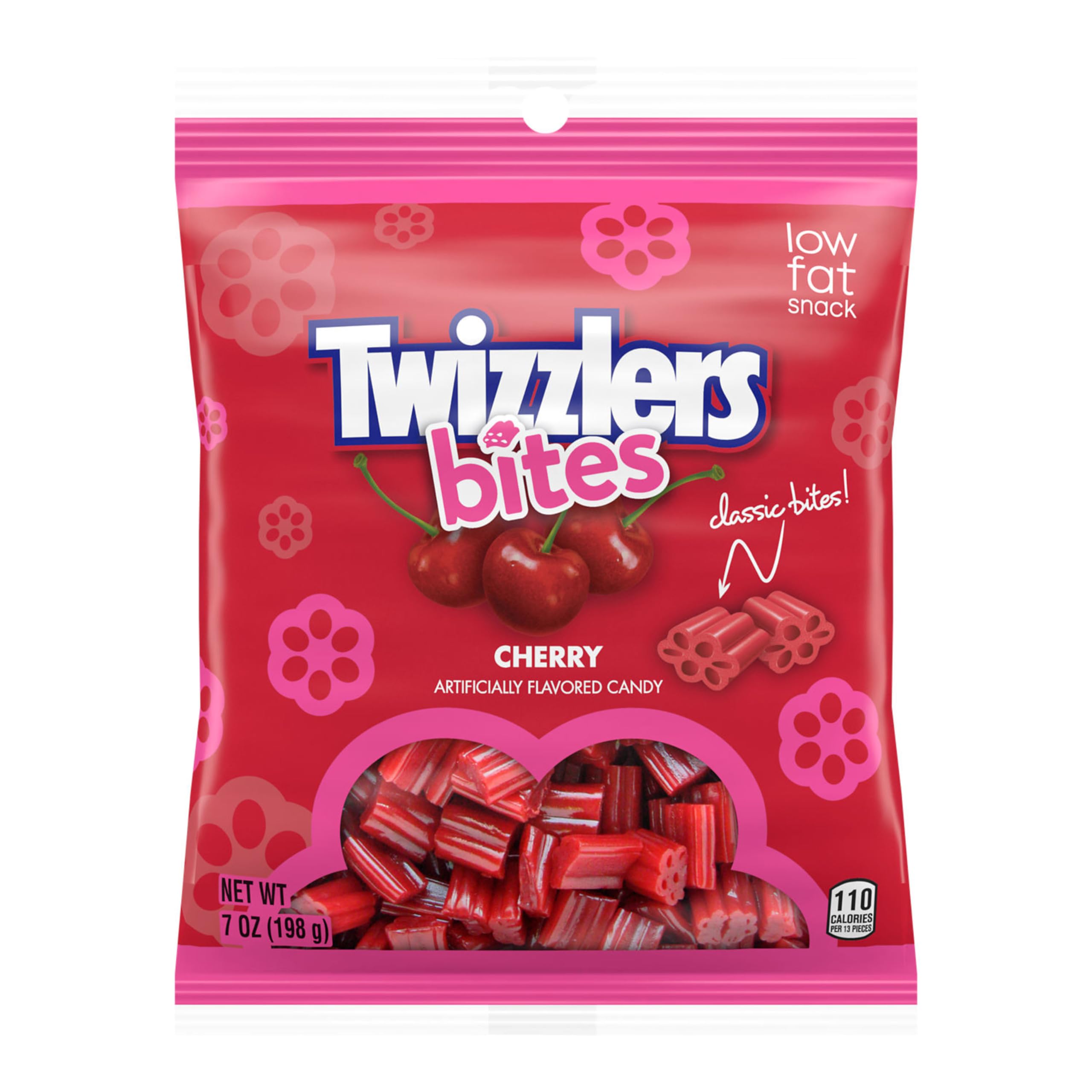 Hersheys Twizzlers Cherry Bites, 7-Ounce (Pack of 12) by Twizzlers