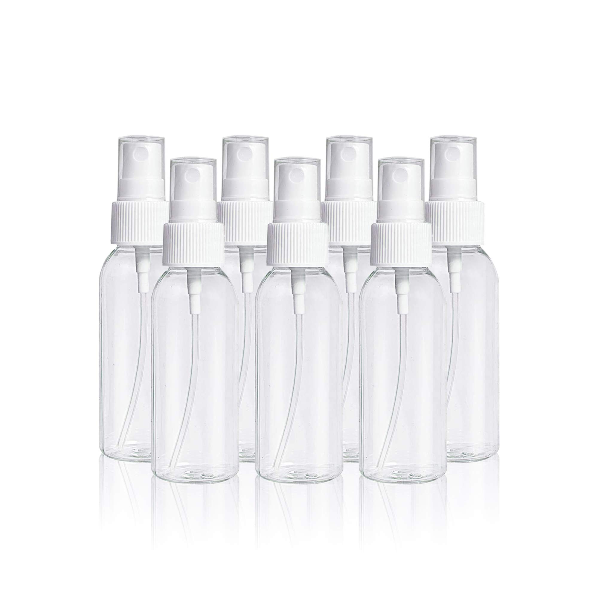 ASK7Pcs 100ML Empty Makeup Sprayer Plastic Spray Bottles, Refillable Container, Can Travel Hand Sanitizer, Toiletries Liquid, Watering, Nail Polish Remover