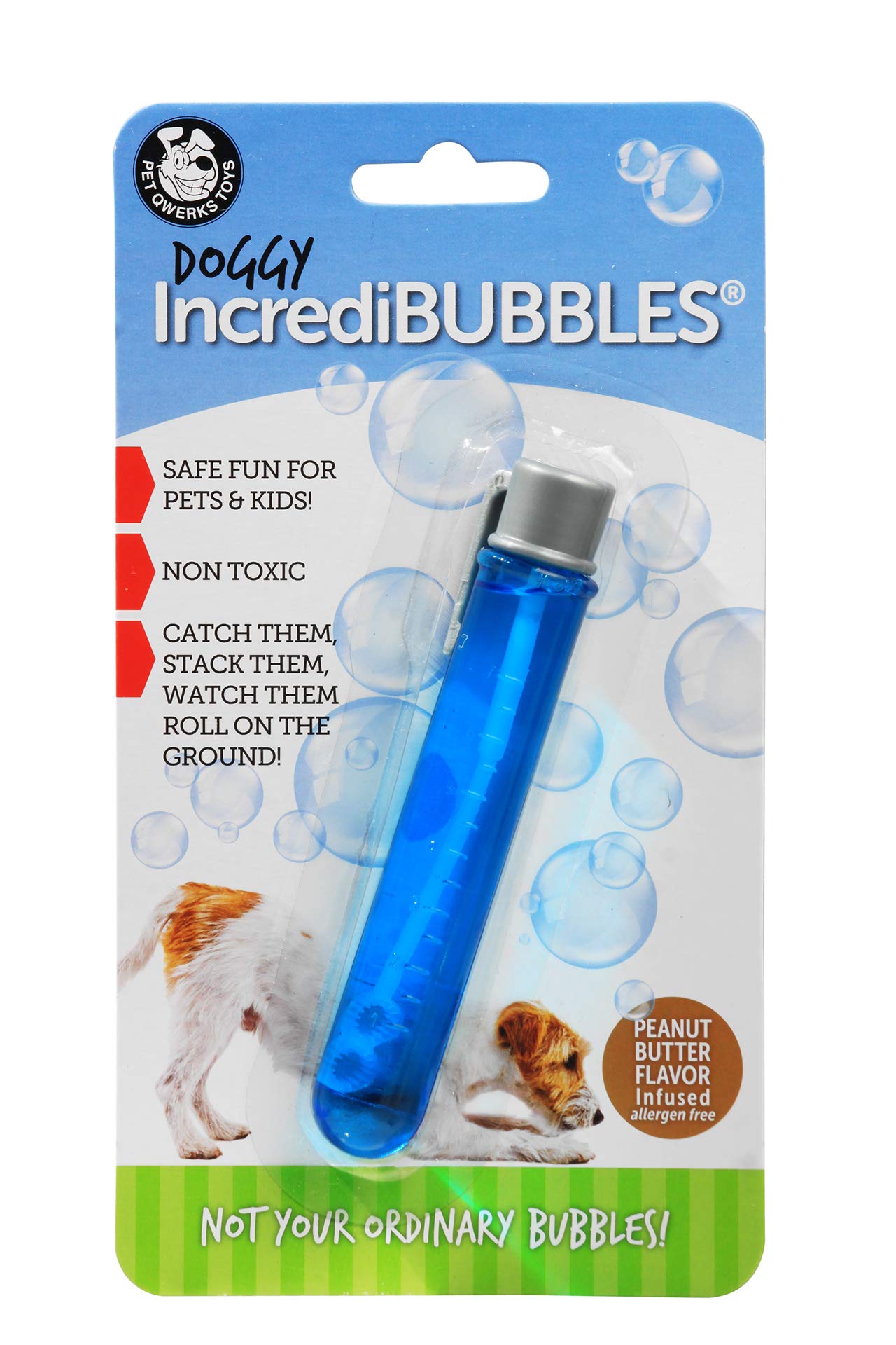 Pet Qwerks Doggy Incredibubbles with Peanut Butter Flavor