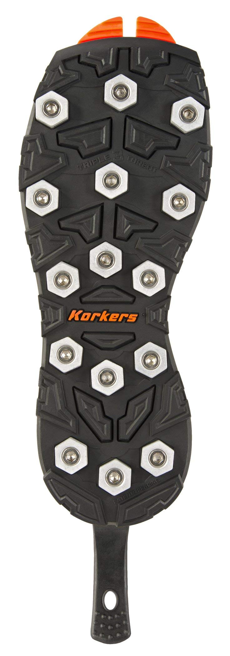 KorkersOmniTrax v3.0 Interchangeable Sole - Triple Threat Aluminum Hex Disc