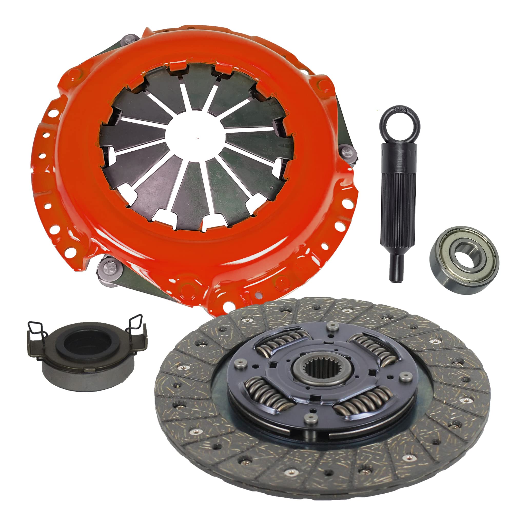 Clutch Kit Compatible With Corolla Matrix Vibe Yaris Mr-2 Celica Prizm Base Core Premium Rs S Ce Le Xr Xrs Ve Lsi Gsi 1991-2013 1.5L 1.6L 1.8L l4 GAS DOHC