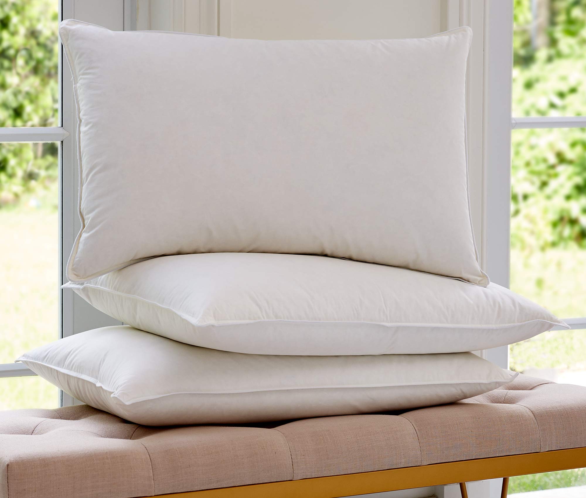 St. Regis Hotels Feather & Down Pillow - Lofty Feather and Down Pillow - King (20" x 36")