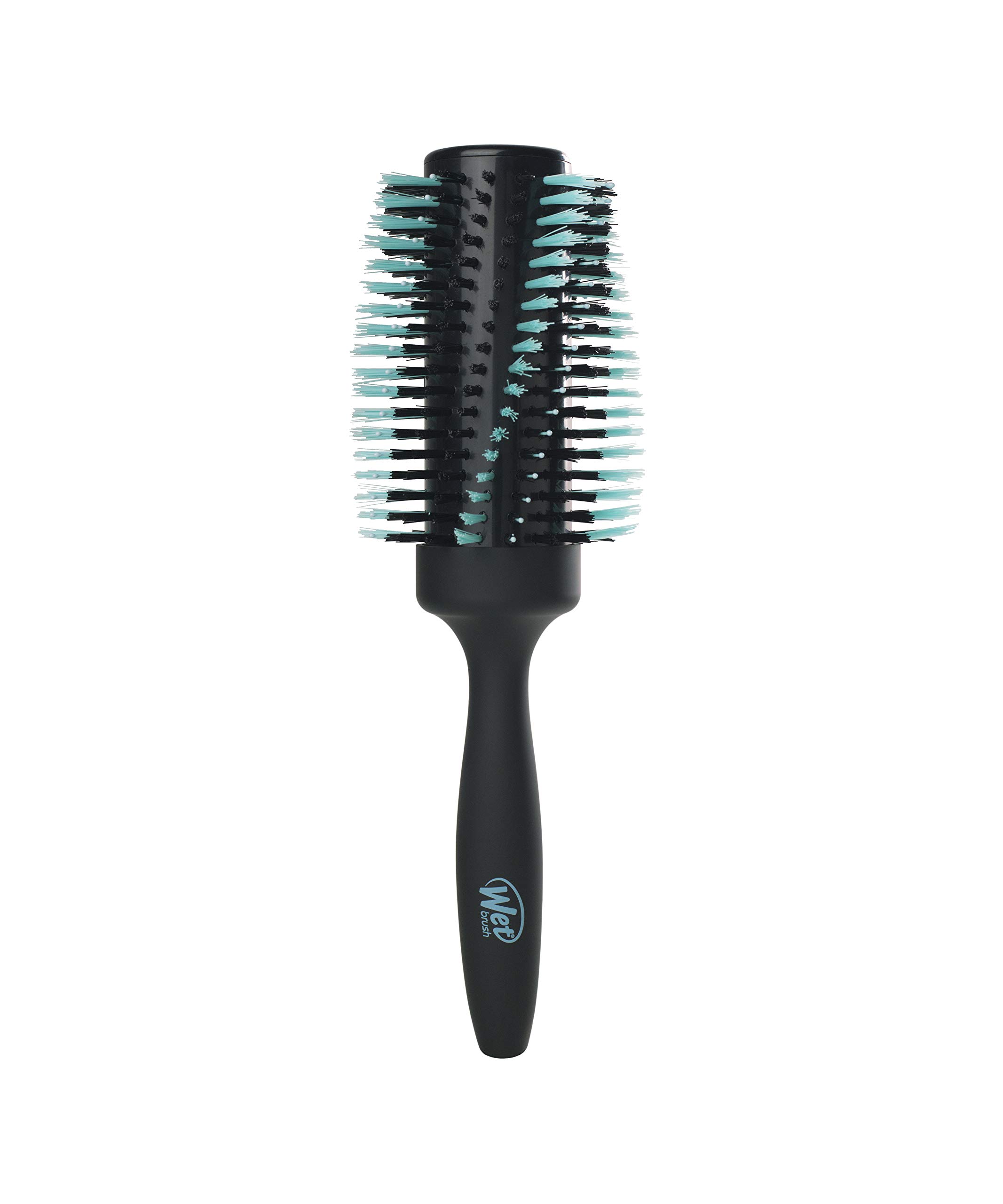 Wet Brush Smooth and Shine Round Brush - for Fine to Medium Hair - A Perfect Blow Out with Less Pain, Effort and Breakage - Spiral Bristle Design Creates Smoother Styles