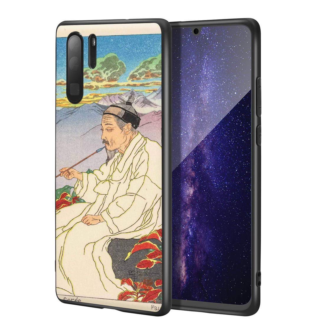 Paul Jacoulet for Huawei P30 Pro Case/Art Cellphone Case/Giclee UV Reproduction Print on Mobile Phone Cover(Hokkan is Korea)