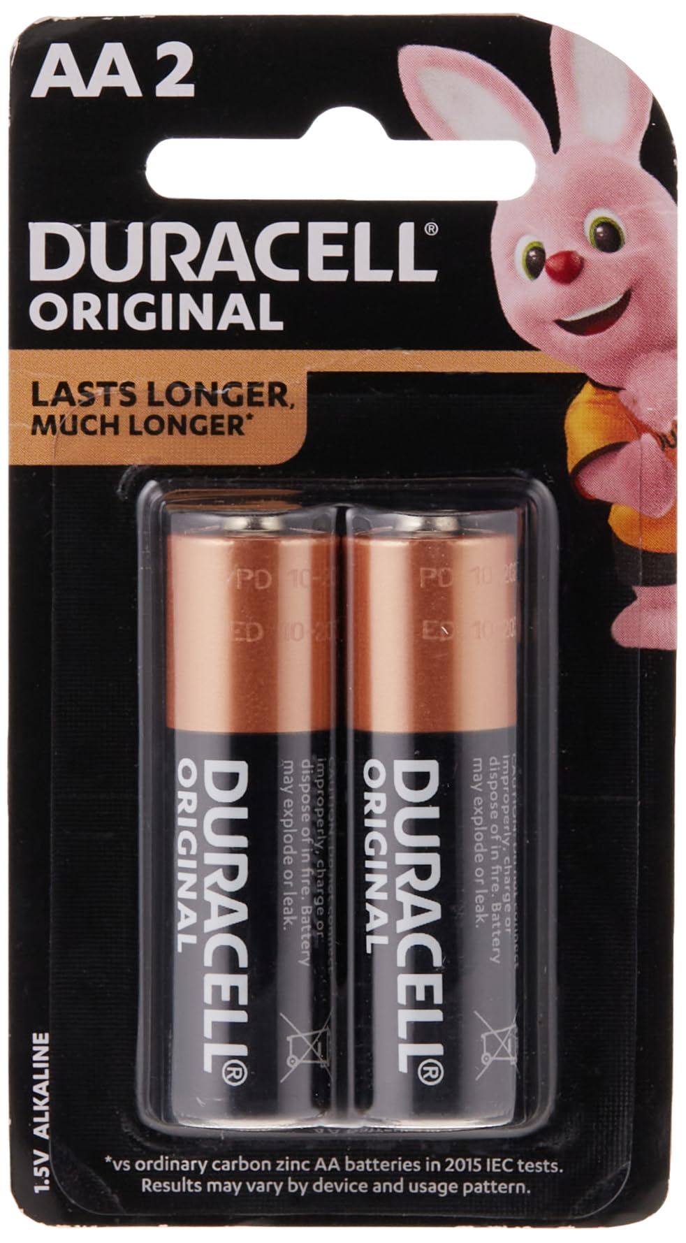 DURACELL AA 2 BATTERIES DURACELL 1.5V ALKALINE