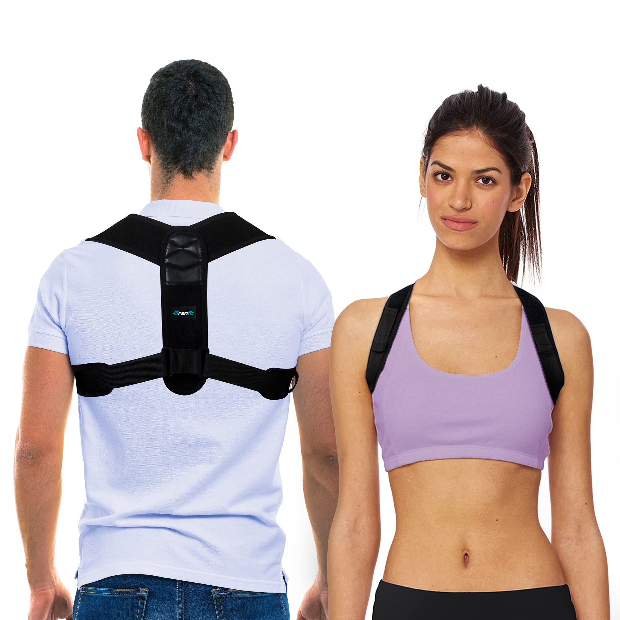 Shoulder & Back Brace Posture Corrector for Women and Men, Breathable Posture Trainer, Neck Brace and Back Posture Corrector for Upper Back & Neck Pain Relief