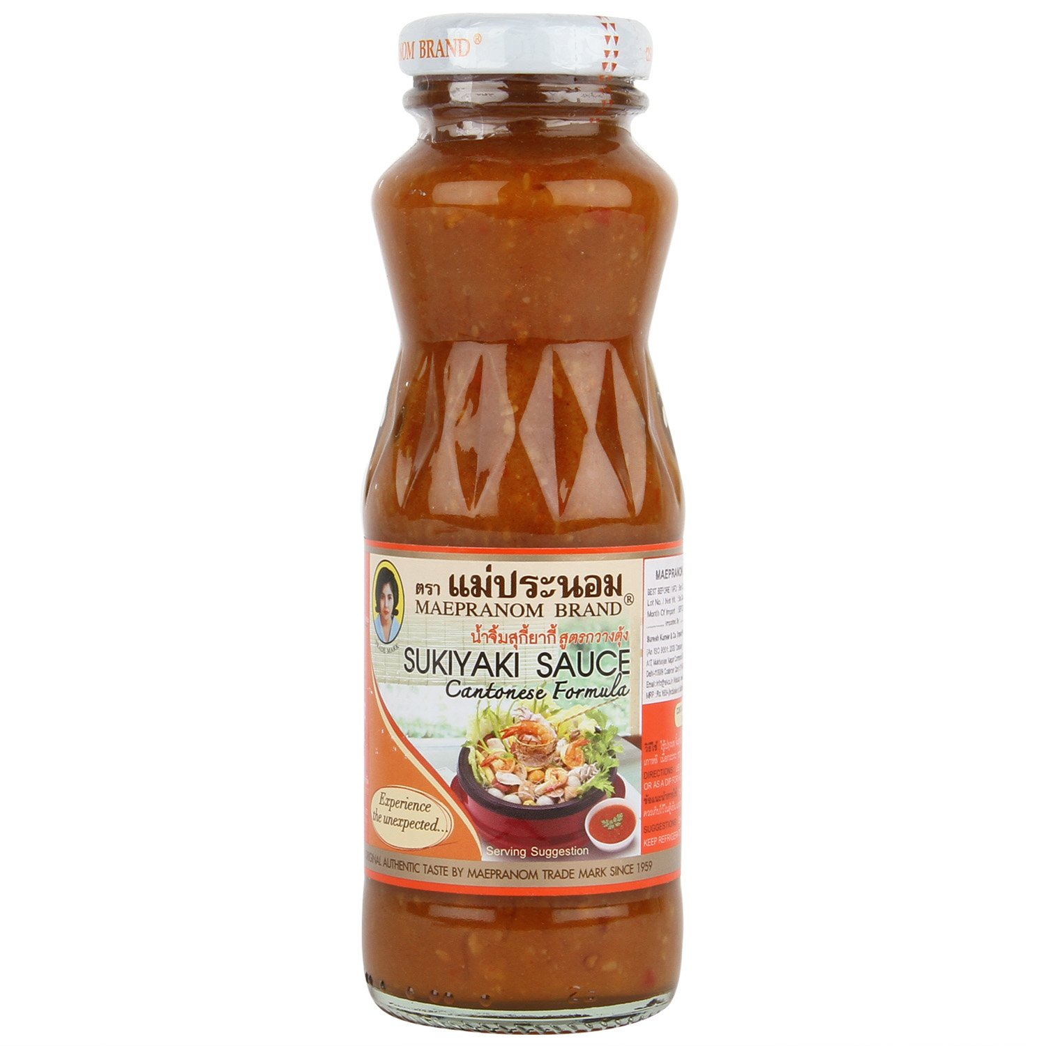 Maepranom Brand Sukiyaki Sauce Cantonese Formula 208ml