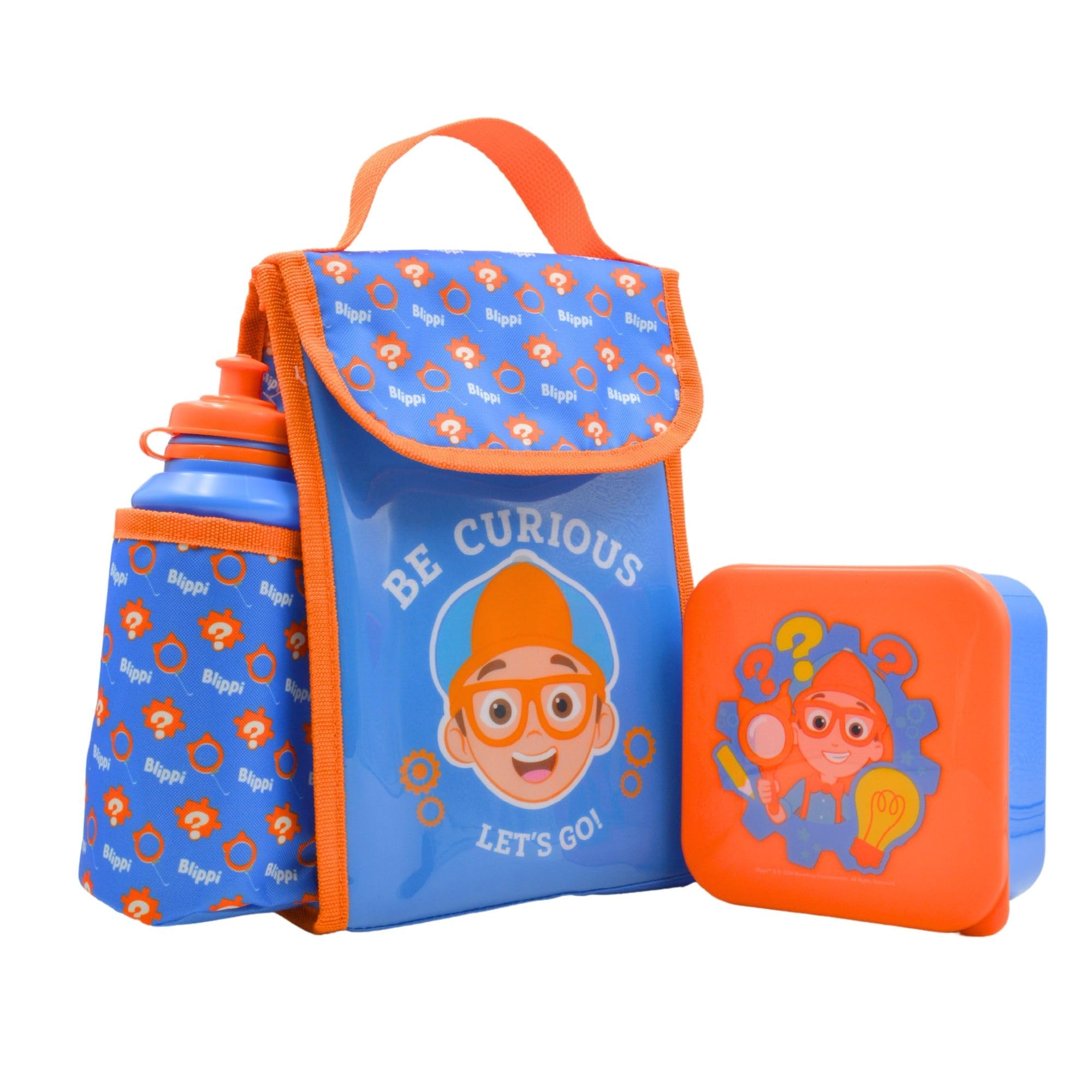 HOX 93534ARG Blippi Lunch Bag, Polyester, 1 Liter, Multicolour