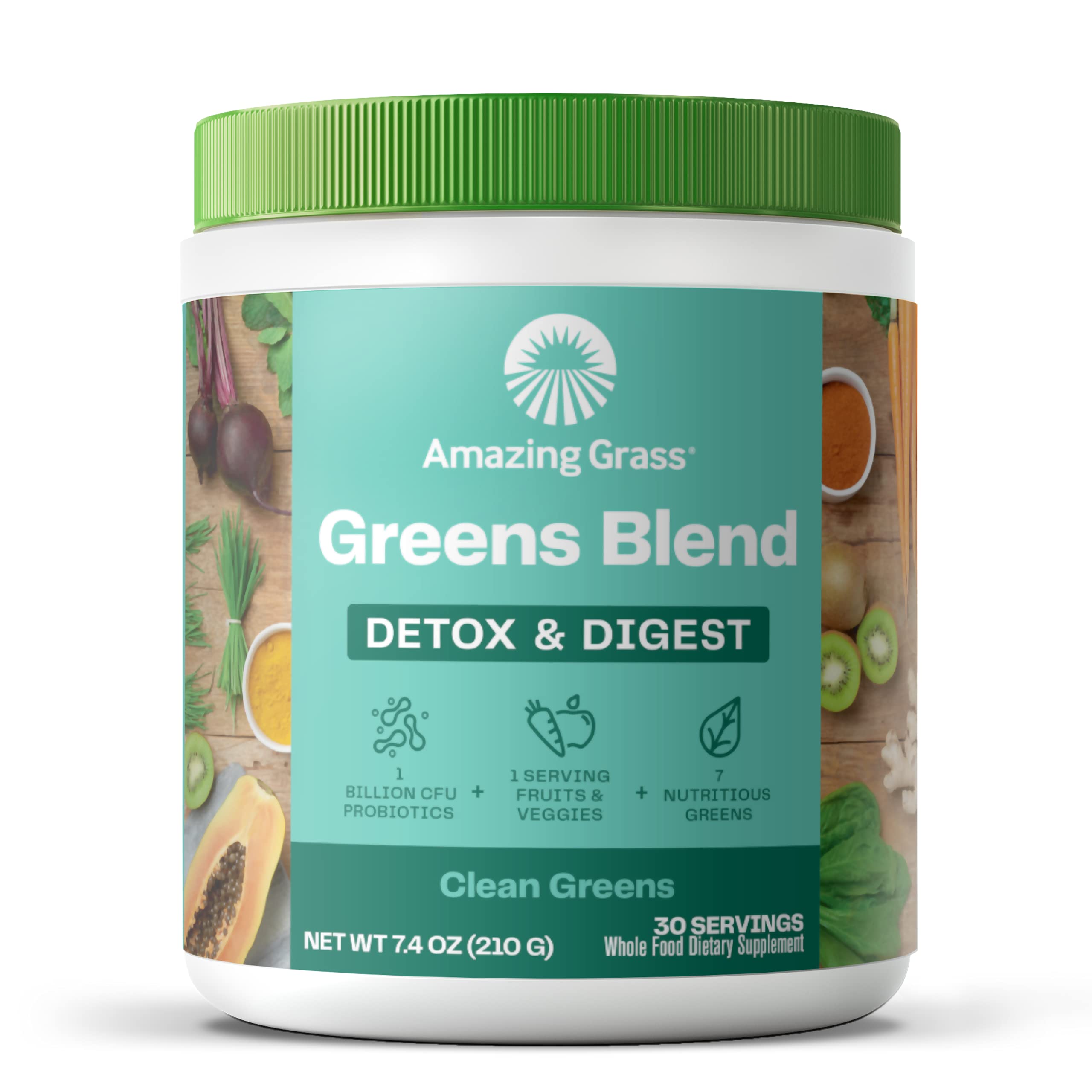 Amazing Grass Detox And Digest Powder, 240 grams