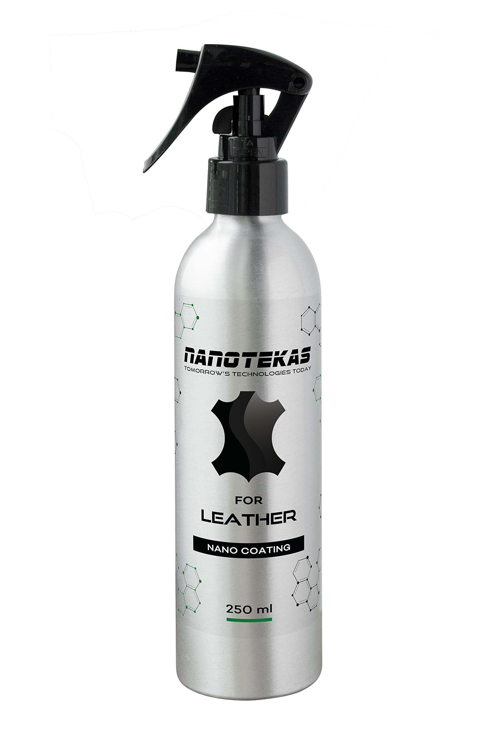 Nanotec LEATHER Nano Coating Waterproof Protect Restores Color Hydrophobic Spary 250 ml