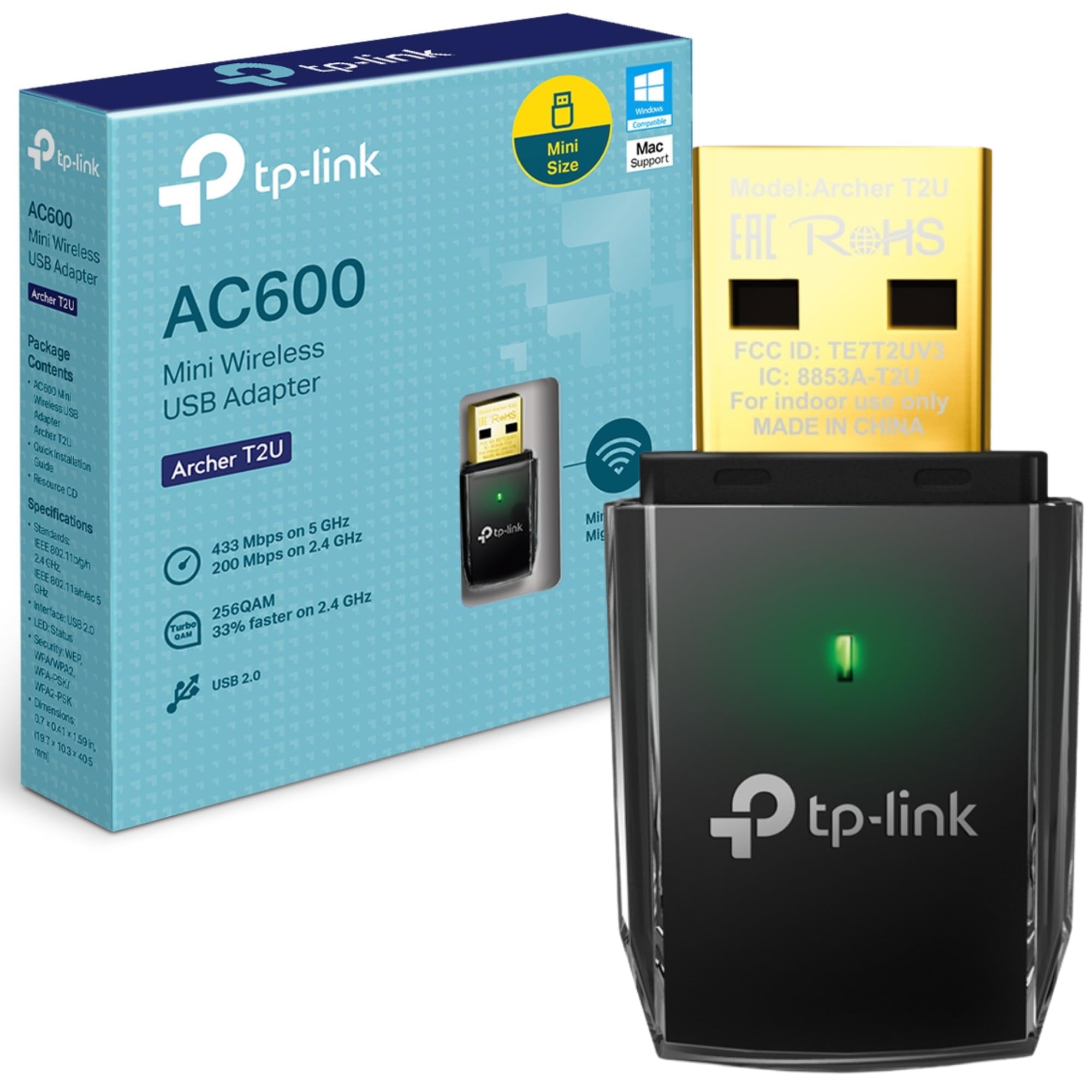 TP-Link AC600 Mini Wireless USB Adapter