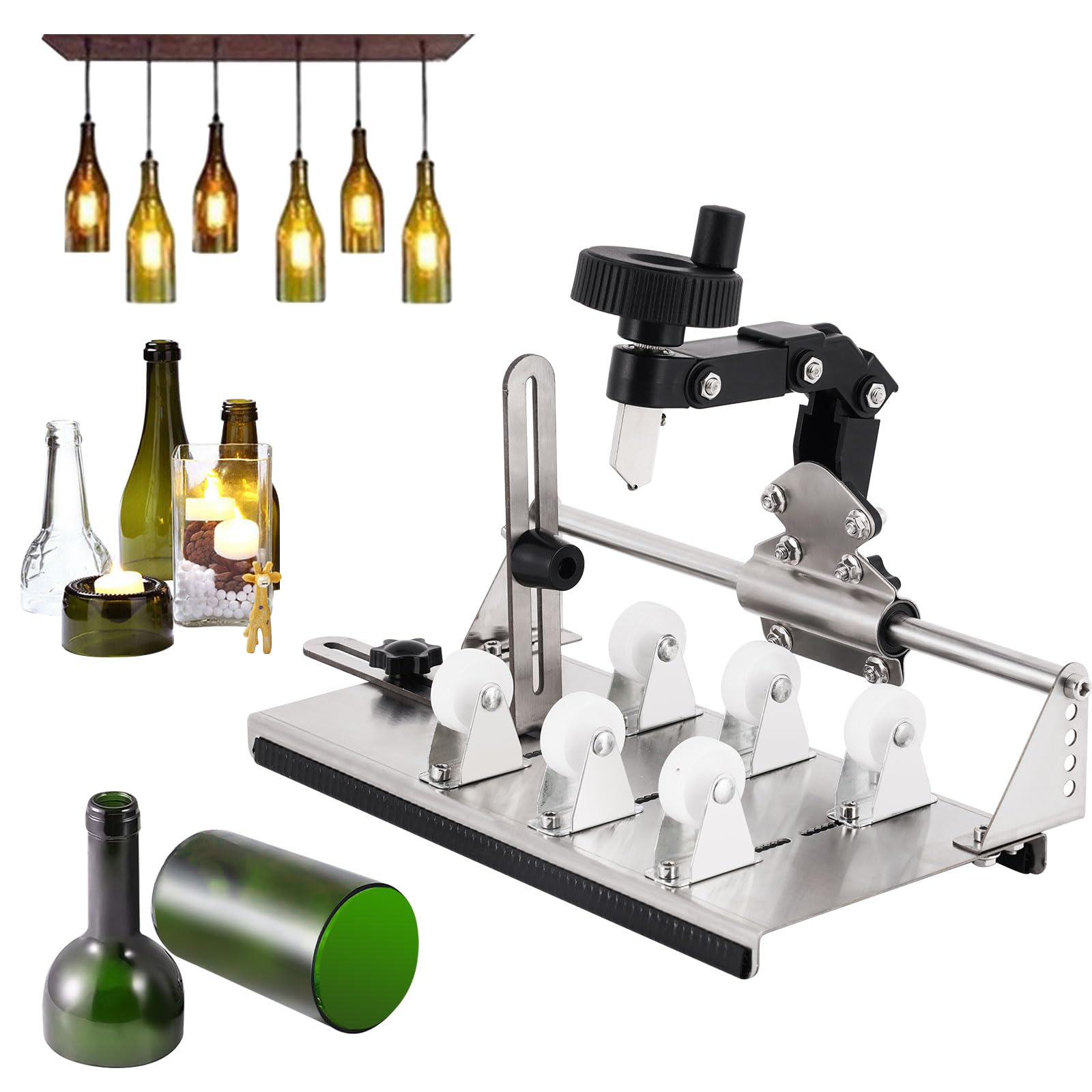 Glass Bottle Cutter Bottle Cutting Machine DIY Bottle Cutter Kit for Various Wine Bottles, DIY Creative Crafts Decoration