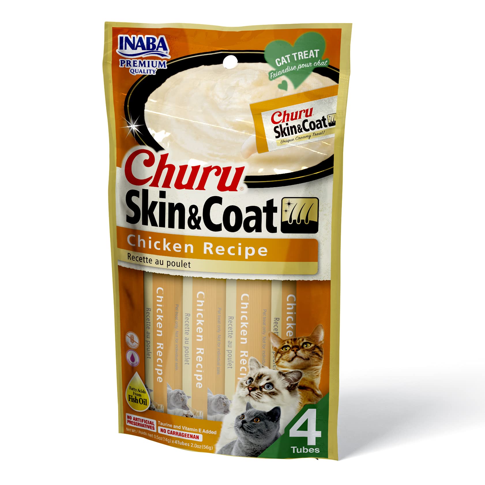 Inaba Churu Skin and Coat Chicken - 56g