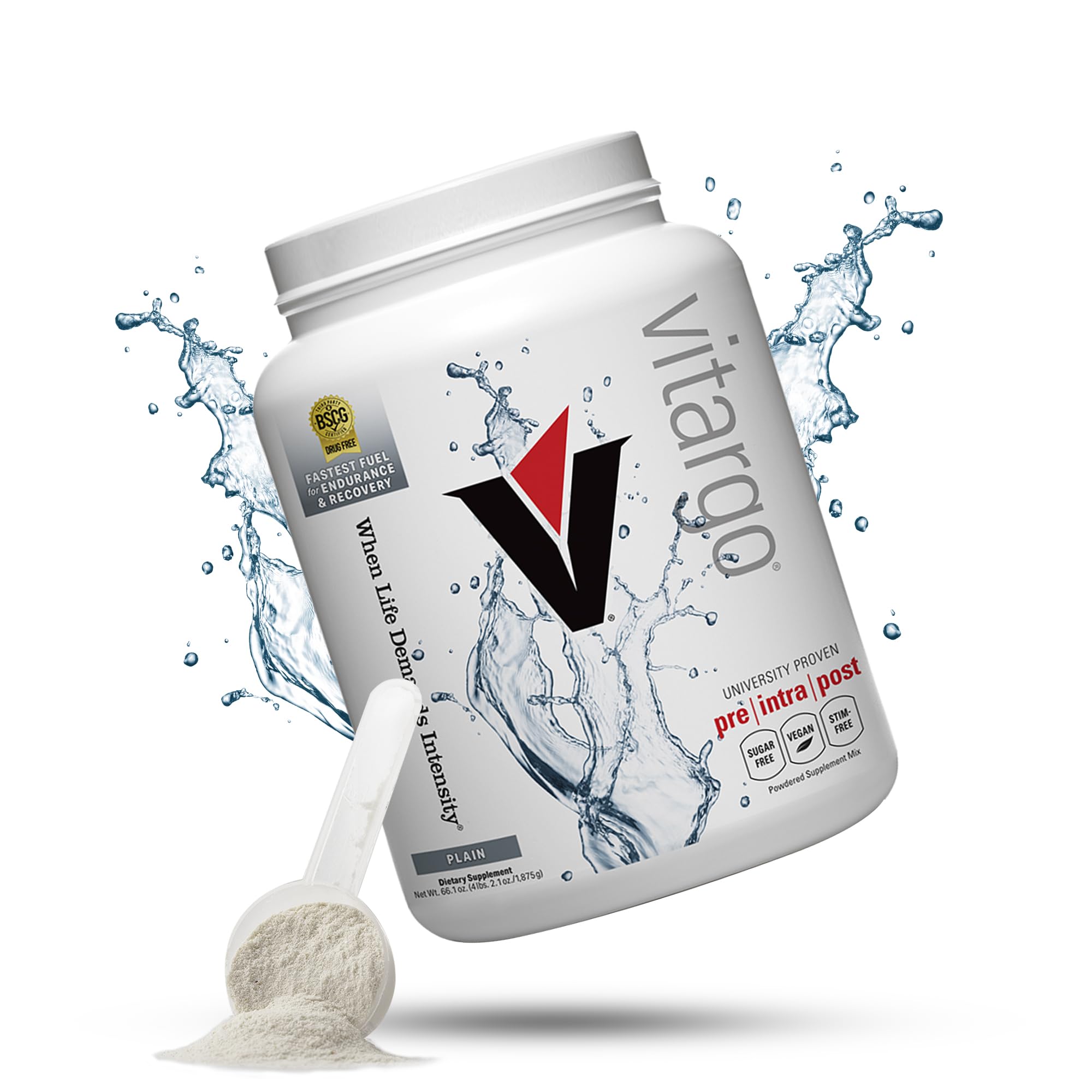 VITARGO Carb Supplement, 2x Faster Muscle Fuel, 4 lb, Unflavored | Pre- & Post-Workout Carbohydrate Powder