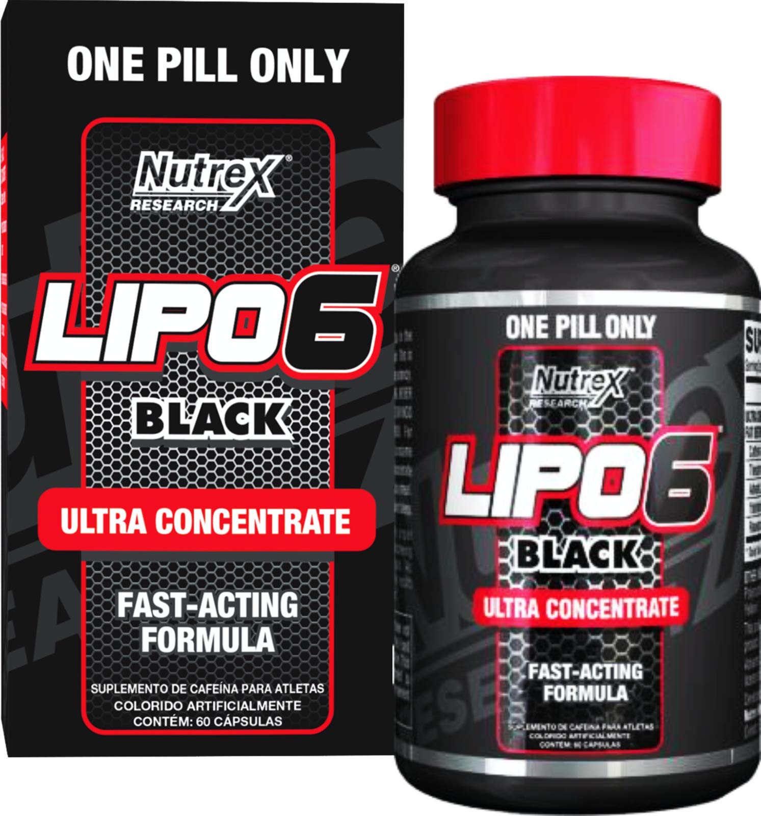 Nutrex Research Lipo 6 Black Ultra Concentrate Fat Loss Support 60 Capsules