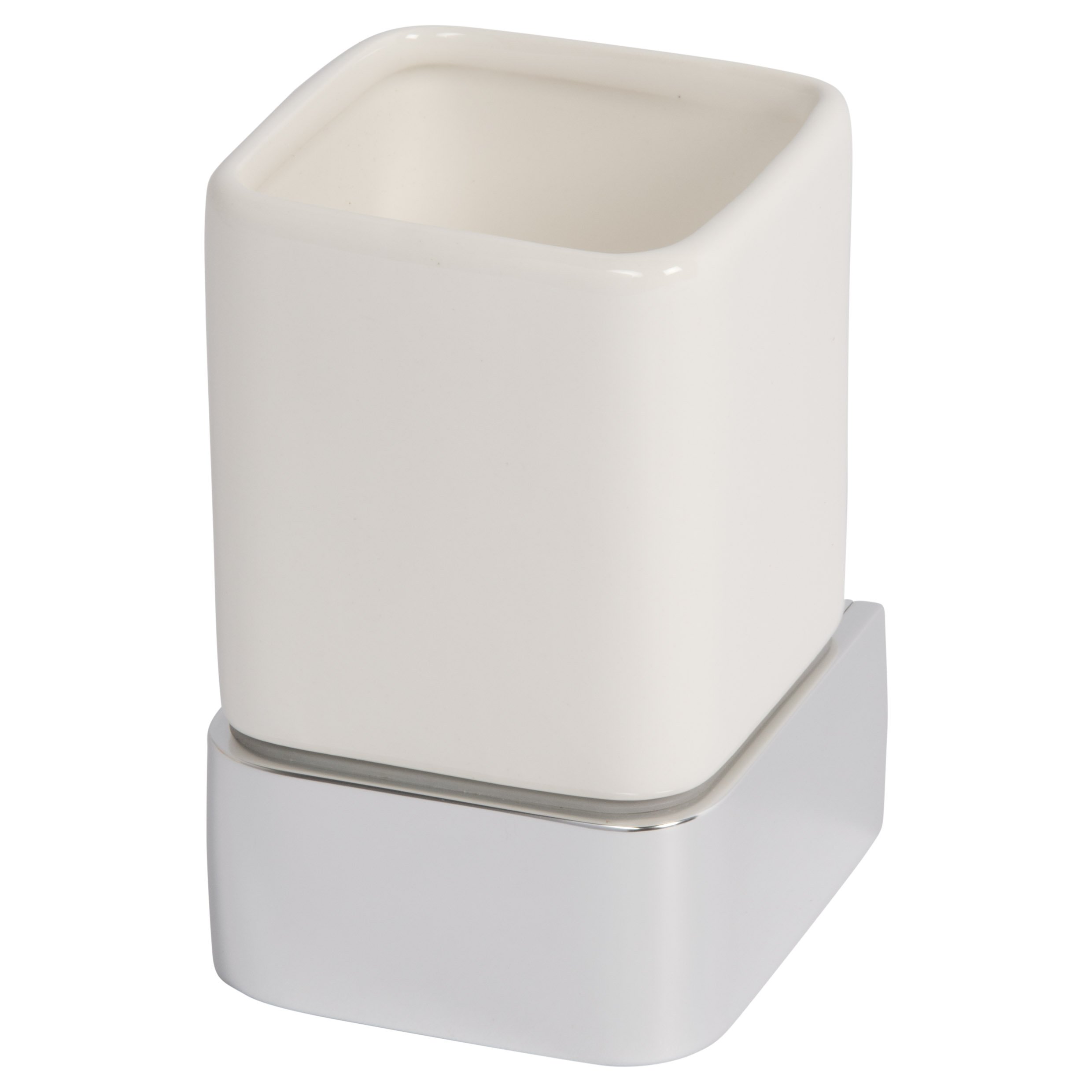 Haceka1195698 HCK ALINE Bathroom Accessories Cup Holder Matte/Brushed 7.4 x 7.8 x 11.4 cm