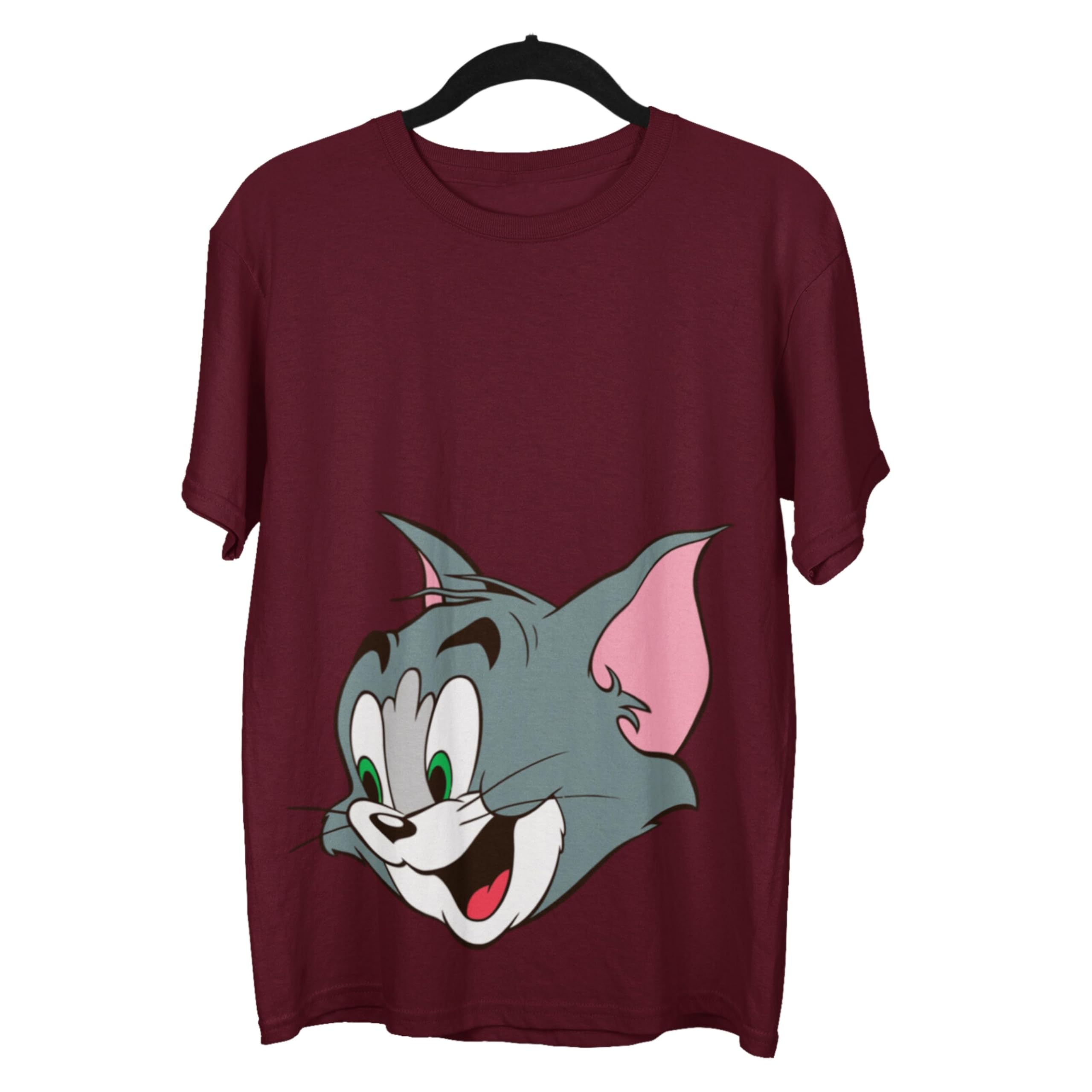 Marrwaad Crreation The Cat Tom Smile: Premium Oversized Cotton Tee