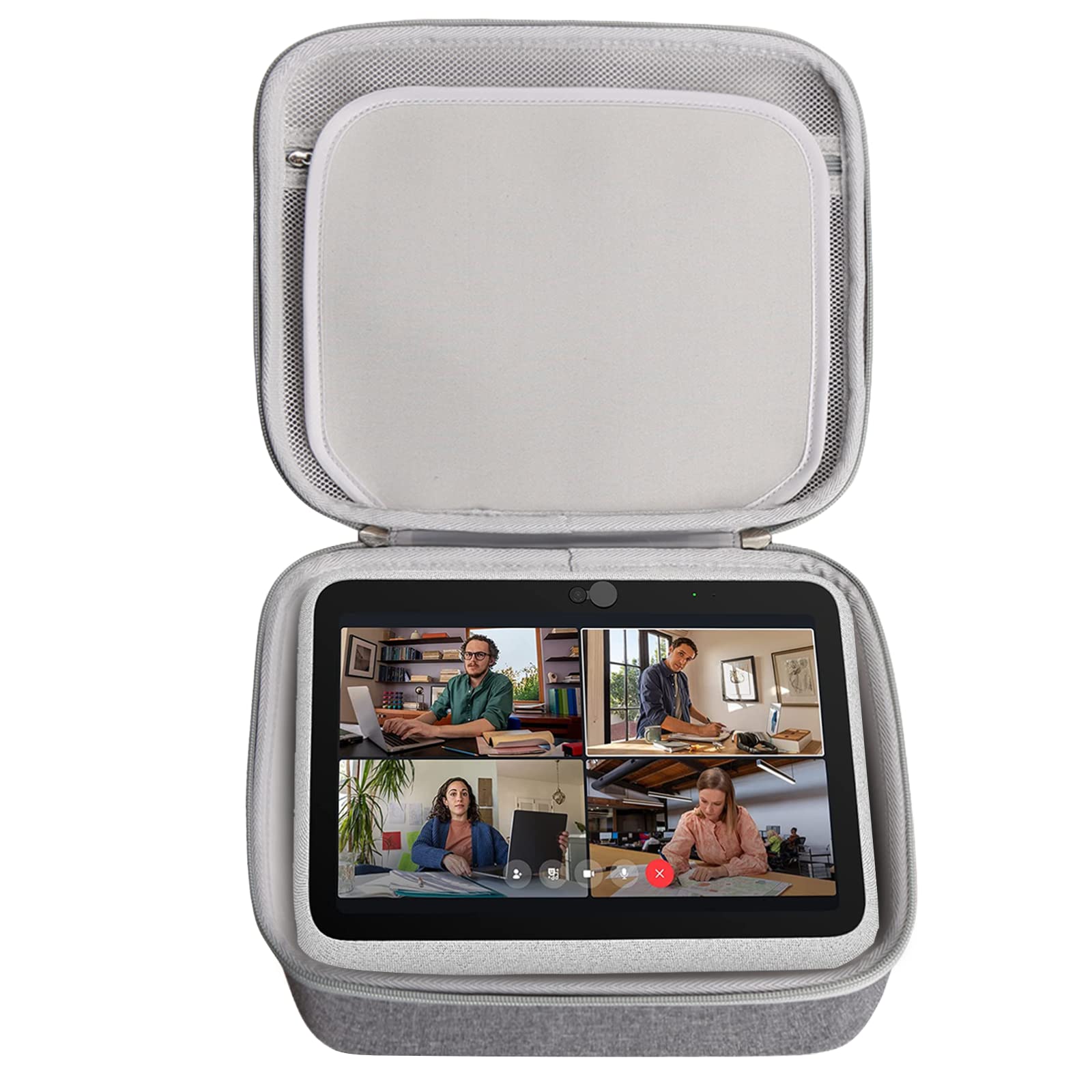 Tourmate Hard Carrying Case for Meta Portal Go - Portable Smart Video Calling 10” Touch Screen, Protective Carrying Storage Bag