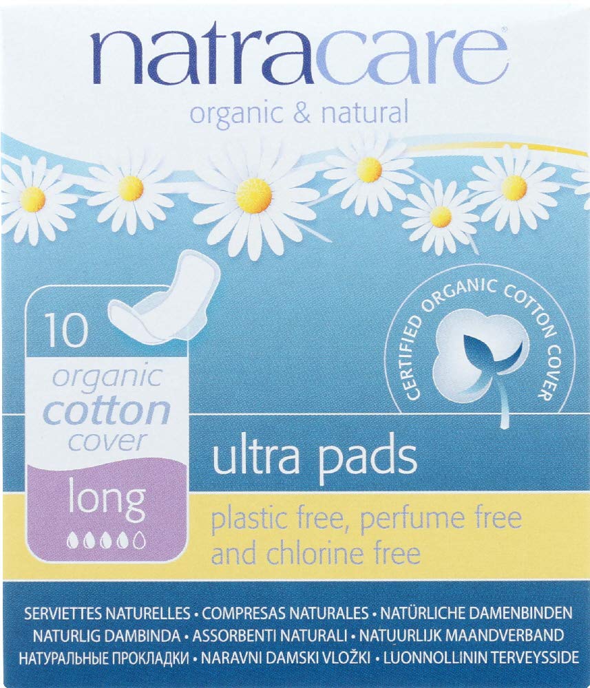 NATRACARE3104 Ultra Long Pads 10 Count, 6 Pack