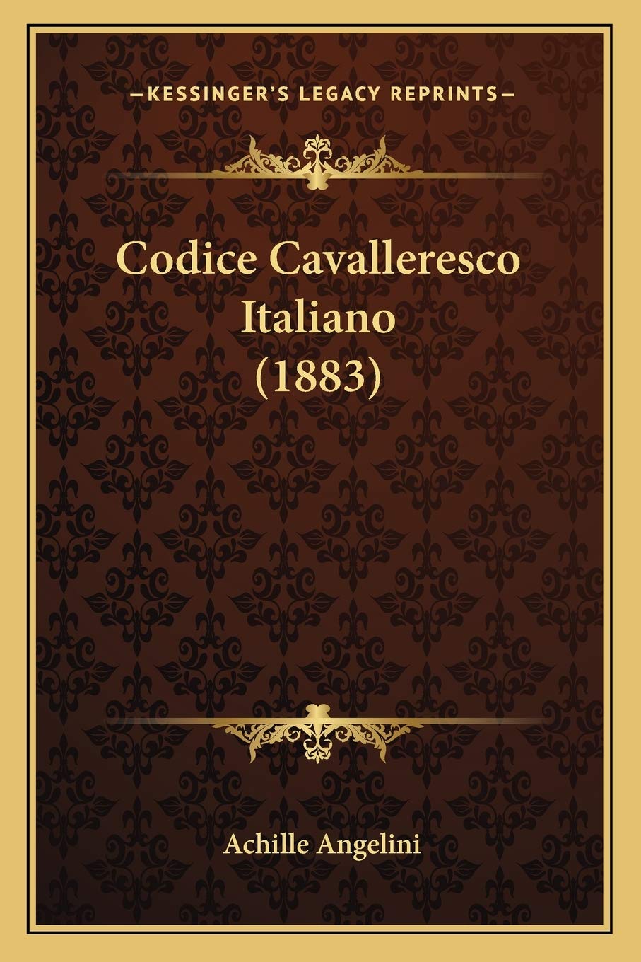 Codice Cavalleresco Italiano (1883)