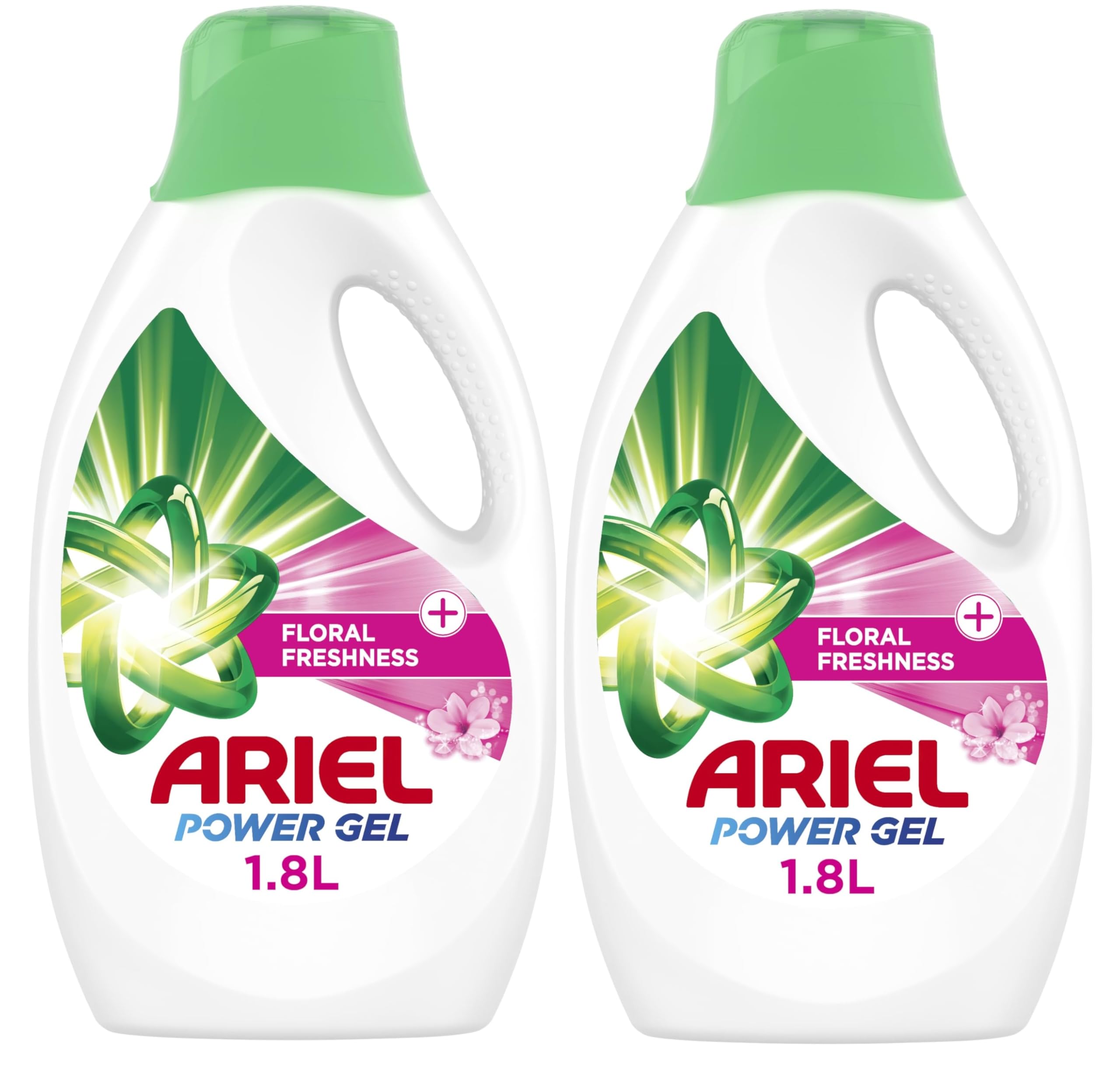 Ariel Automatic Liquid Gel with a Touch of floral Freshness 1.8L (Pack of 2)