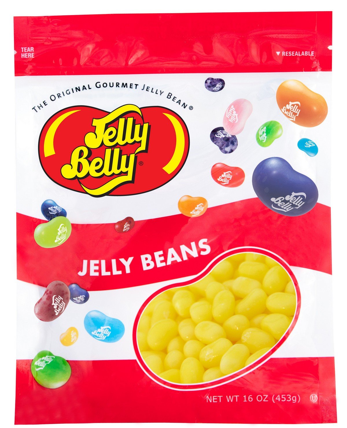 Jelly BellyPina Colada Jelly Beans - 1 Pound (16 Ounces) Resealable Bag - Genuine, Official, Straight from the Source