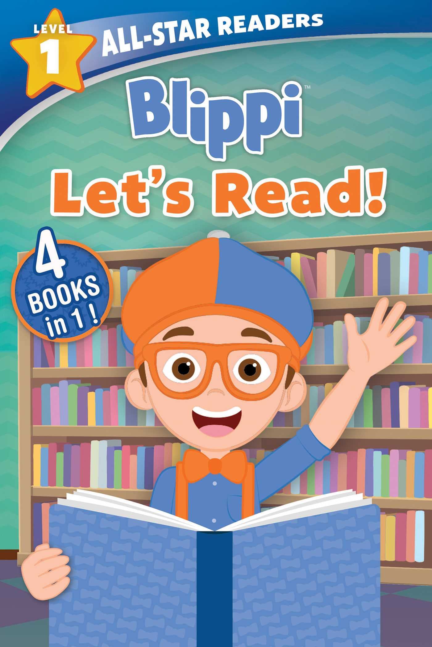 Studio Fun International Blippi: Let's Read!: 4 Books in 1! Paperback – Big Book, 2 August 2022