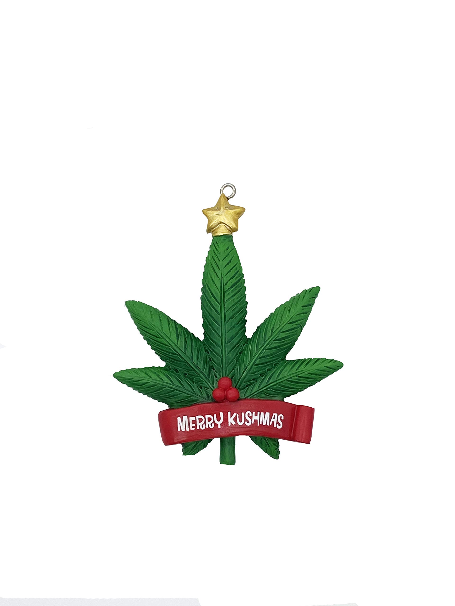 Streamline Imagined Crooked Holiday Ornament, Merry Kushmas