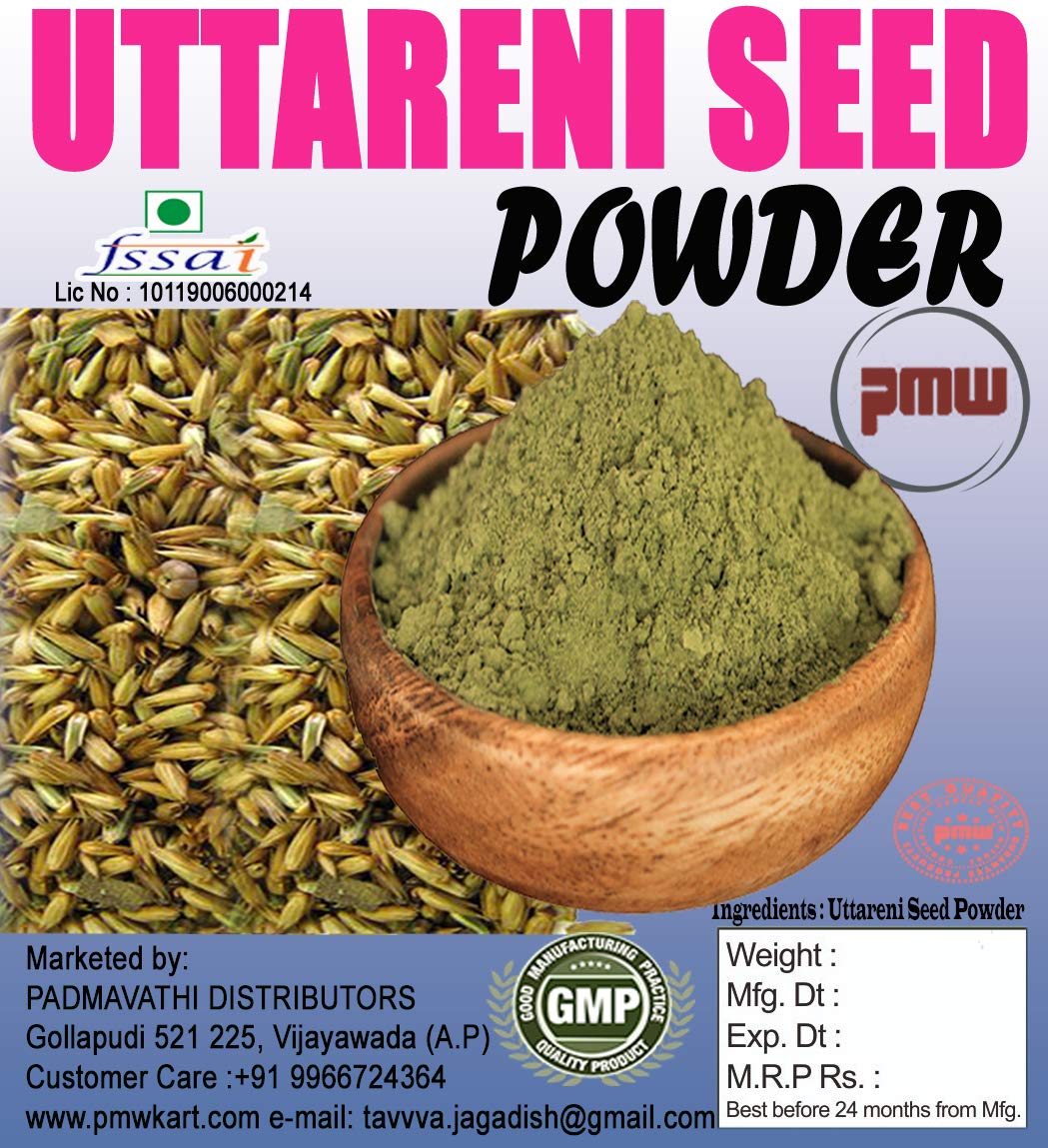 Pmw - Apang - Uttareni - Latjira - Onga - Aghata - Chirchra - Seed Powder - Prickly Chaff - 500 Grams - Loose Packed