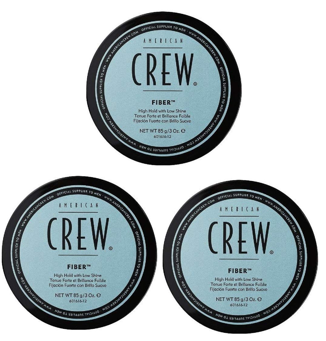 AMERICAN CREWFiber X 3 Texture, Matt Finish. Strong Hold. Large 85G Wax