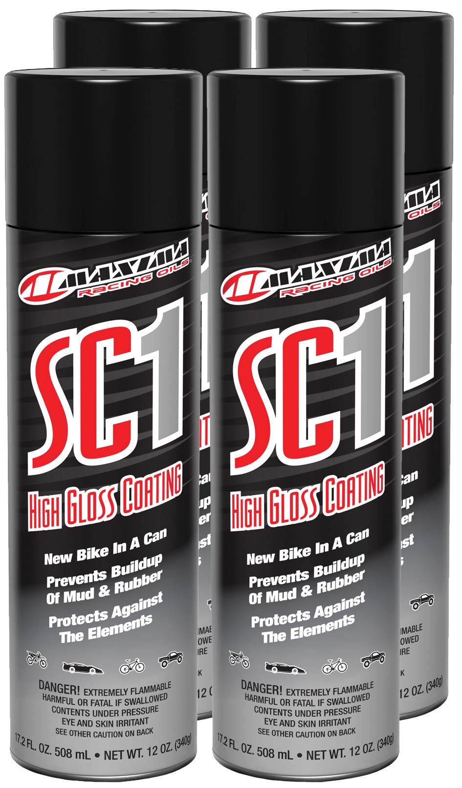 Maxima 78920-4PK SC1 High Gloss Coating 68.8 FL. OZ. 2032 mL - NET WT. 48 OZ. (1360g), 4-Pack