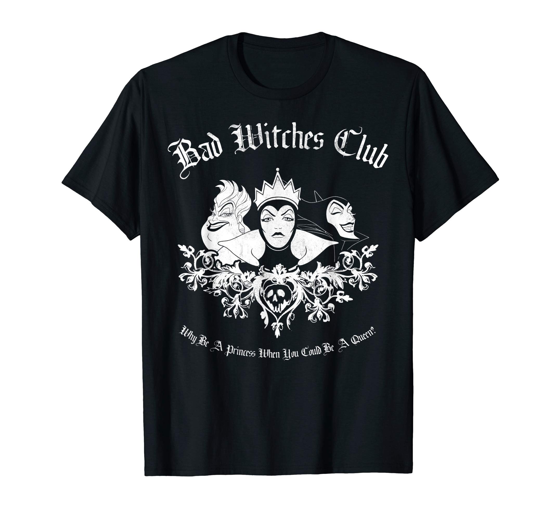 DisneyVillains Bad Witches Club Group Shot Vintage T-Shirt