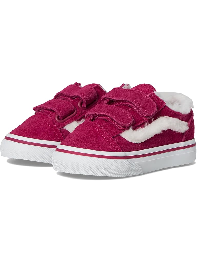 Pink Vans Kids Old Skool&#8482; V (Infant/Toddler)