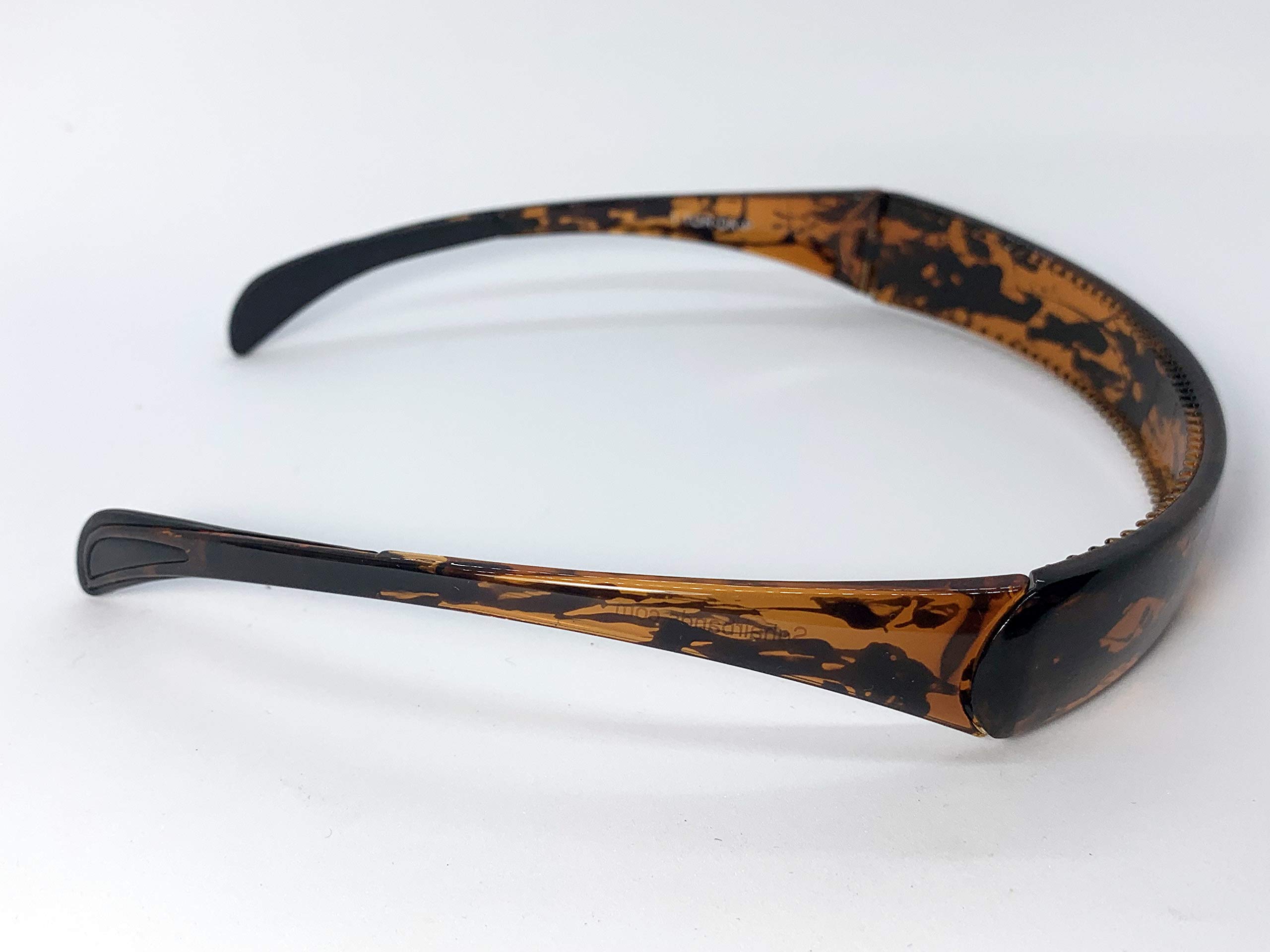 SqHairHinged Headband fits like sunglasses providing lift and style without giving you a headache - by Band (Tortoise)