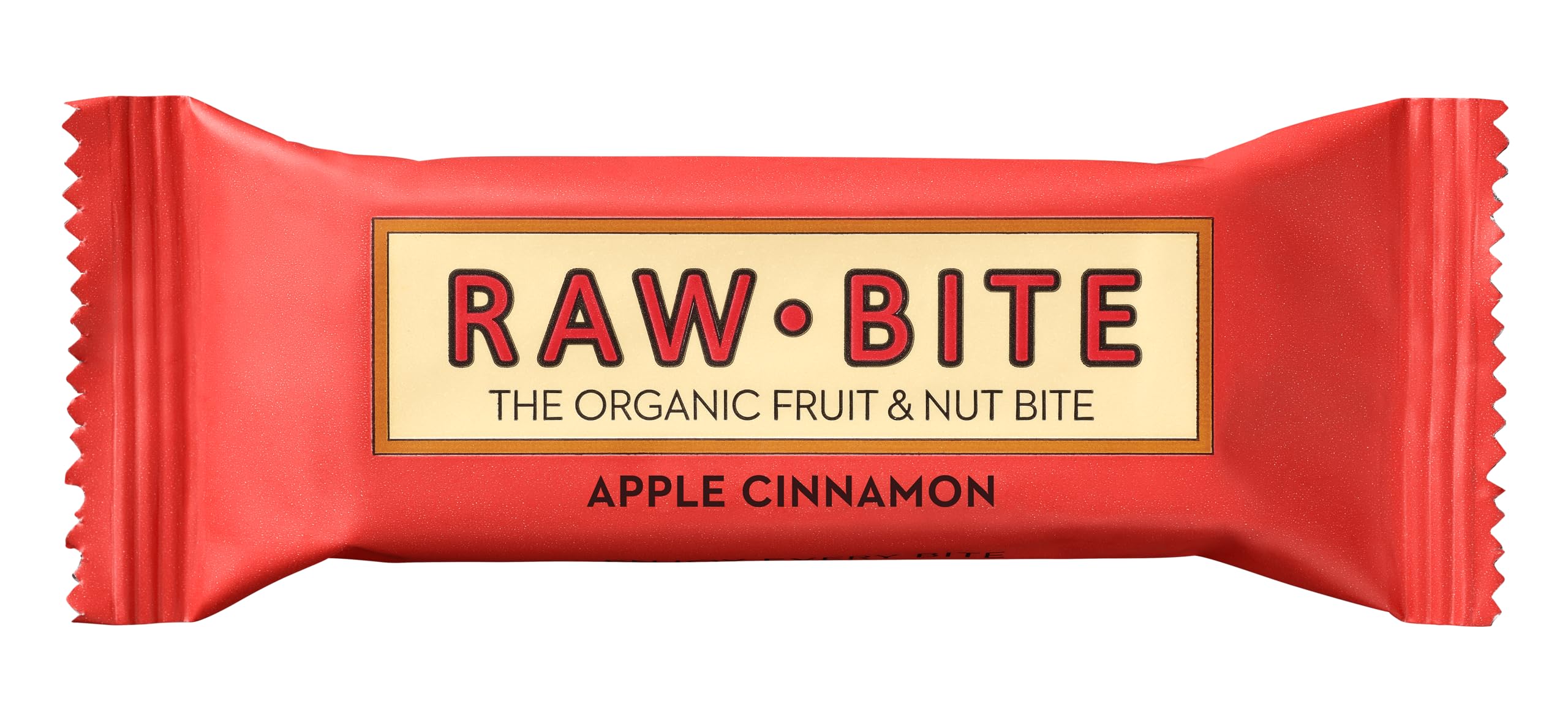 RAWBITE The Organic Fruit & Nut Bite Apple Cinnamon - Vegan, Gluten-free and No Added Sugar, 50g