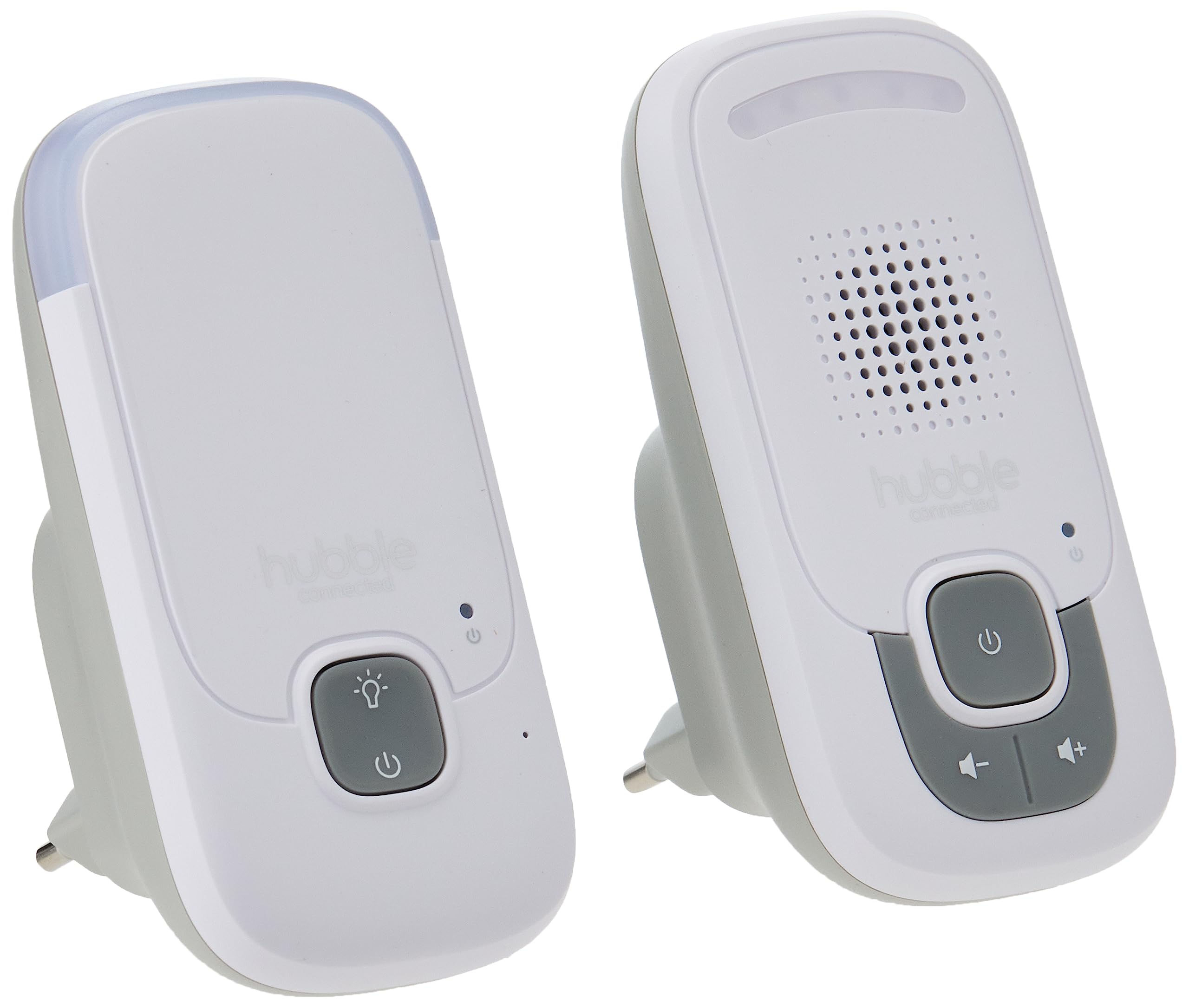 HUBBLE CONNECTEDListen Glow Baby Monitor, Wireless DECT Connectivity with Long Range, Night Light, Volume Control and Highly Sensitive Microphone