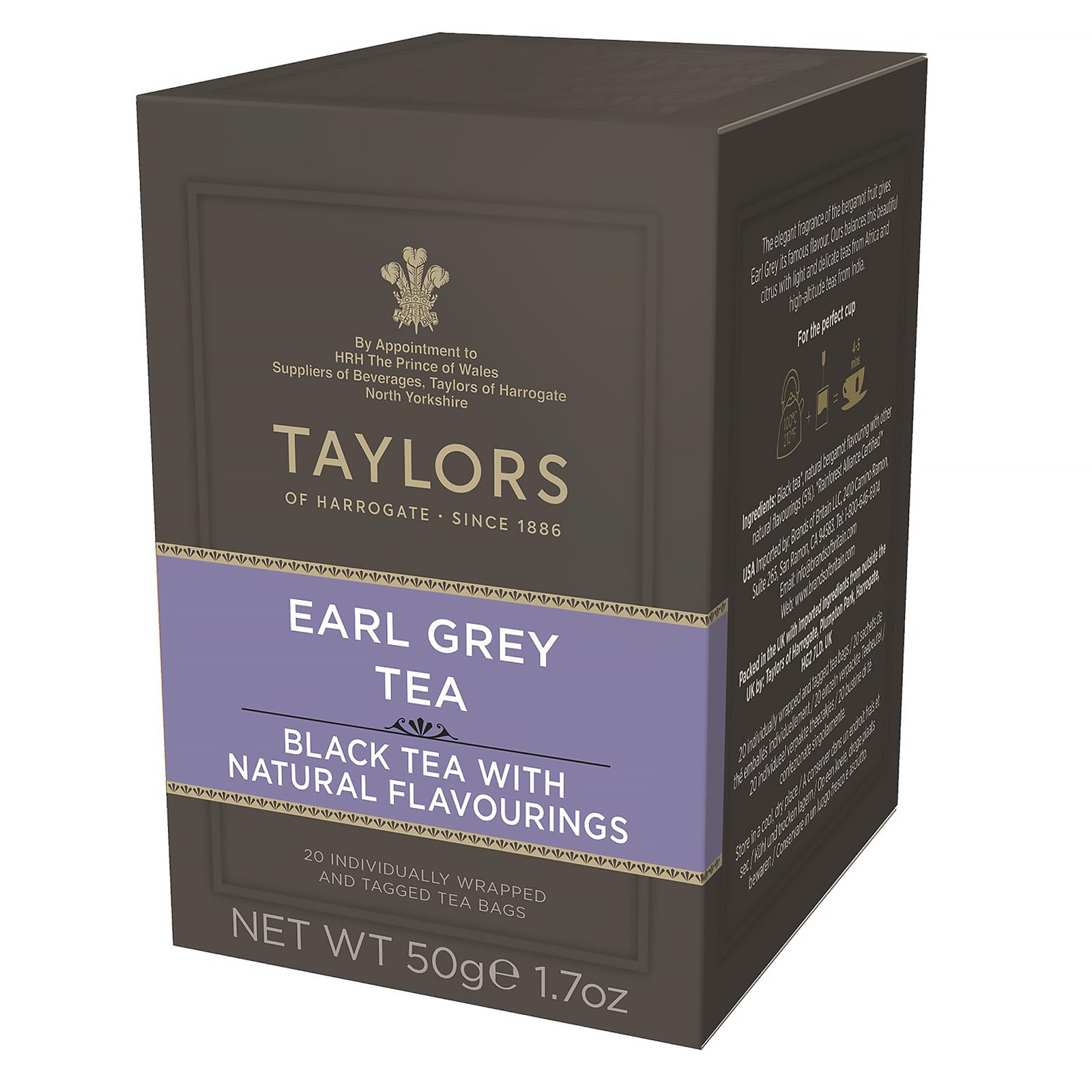 Taylors of Harrogate Earl Grey Tea, 50 Gm