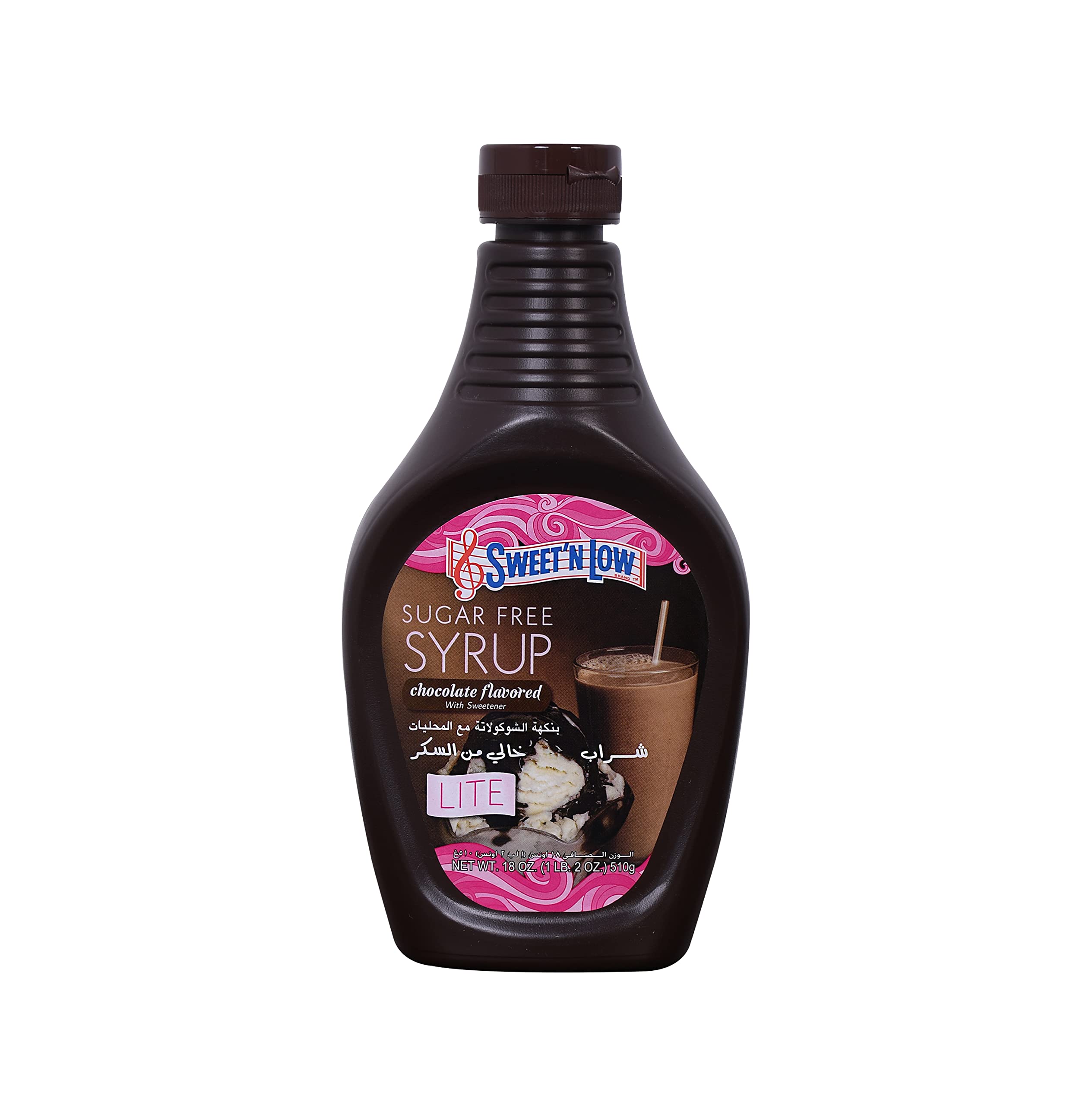 Sweet'N Low Sweet 'N Sugar Free Syrup Chocolate Flavored With Sweetner 510g