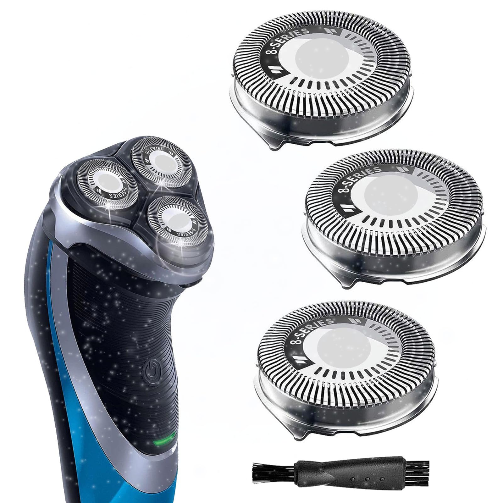 HQ8 Replacement Heads for Philips Norelco Aquatec Shavers -HQ8 Norelco Replacement Heads, Philips Norelco Aquatec Replacement Heads Blades, Razor Blades for PT720 AT880 AT810 Heads, HQ8 Aquatec Blades