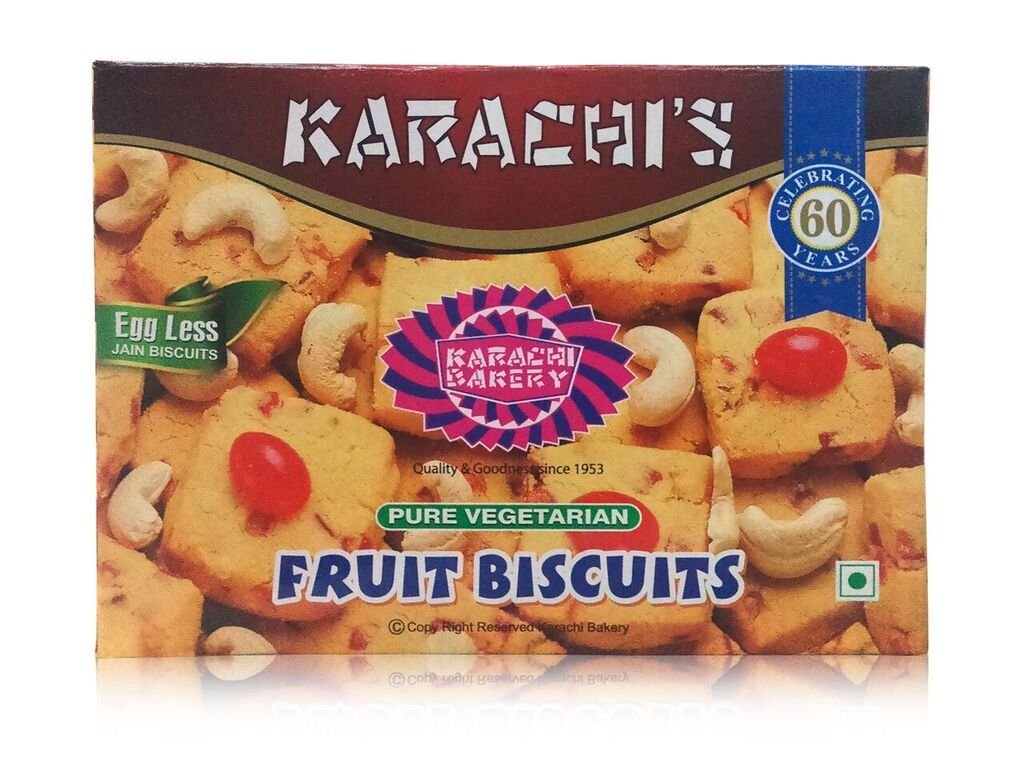 Karachi Bakery Fruit Biscuits, 2 X 400 g