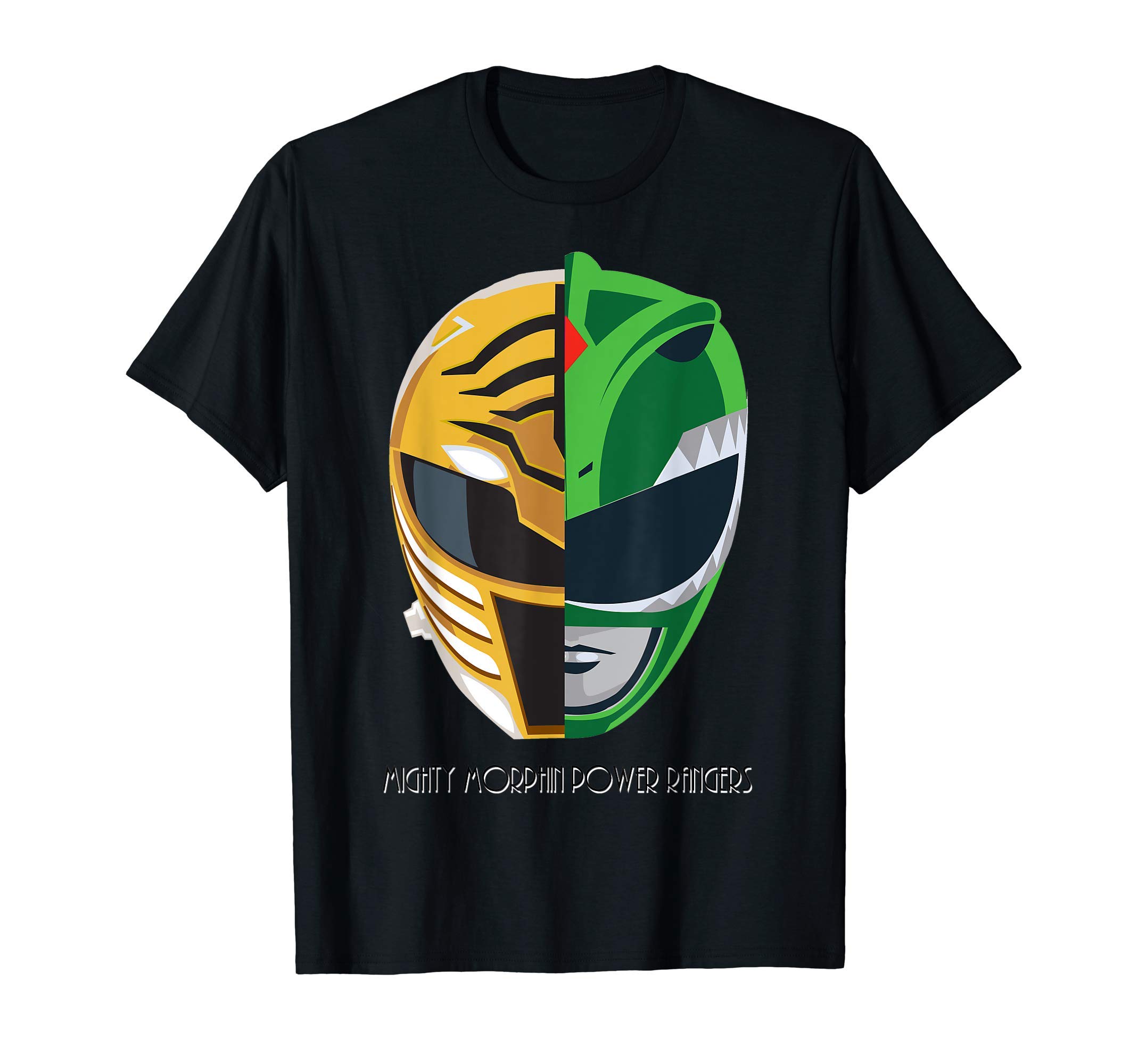 Power RangersWhite Green Ranger Face Off T-Shirt