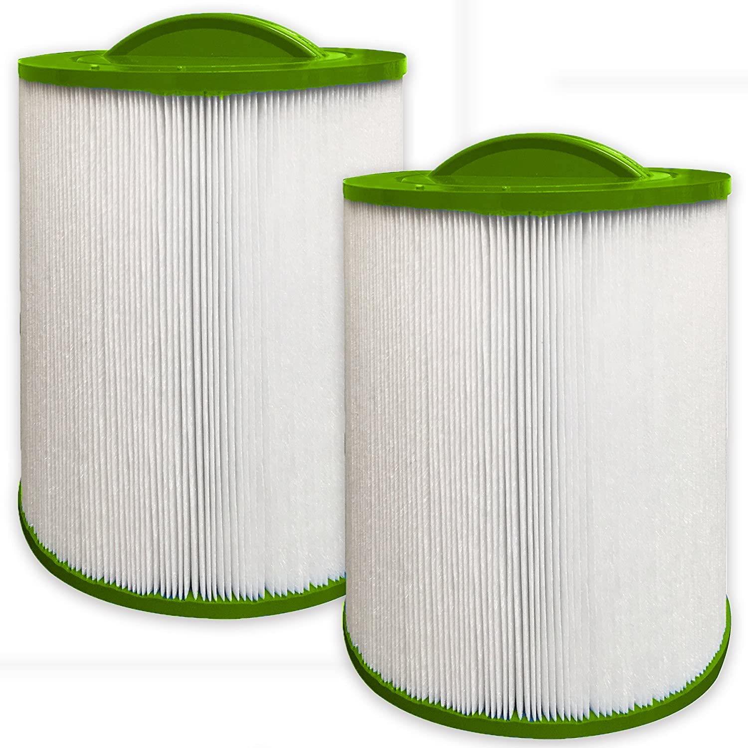 Guardian Filtration Products Spa Filter Cartridge 6H8-199-02 Two-Pack Replacement for Pleatco PAS50SV-F2M, Unicel 6CH-502, Filbur FC-0311 | Compatible for Artesian Spas, Majestic Industries