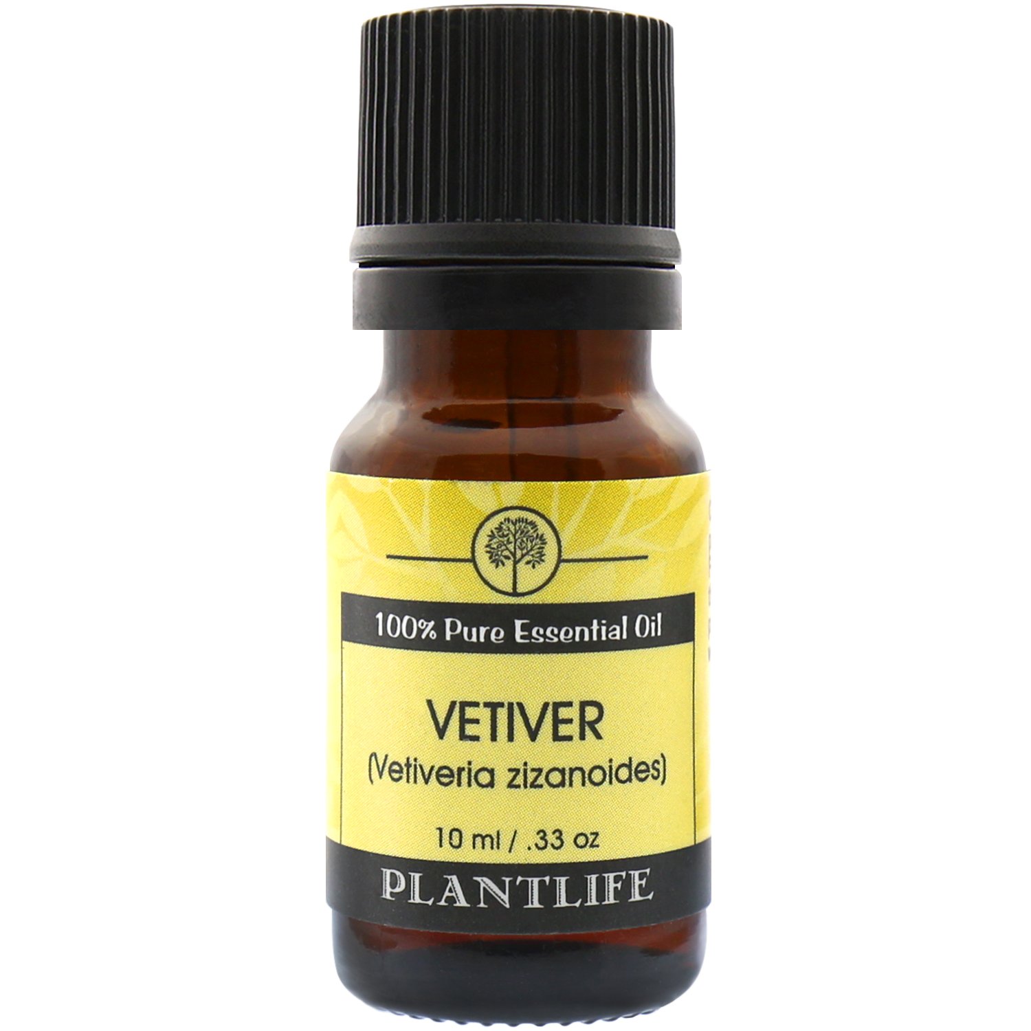 Vetiver 100% Pure Essential Oil - 10 ml by Plantlife