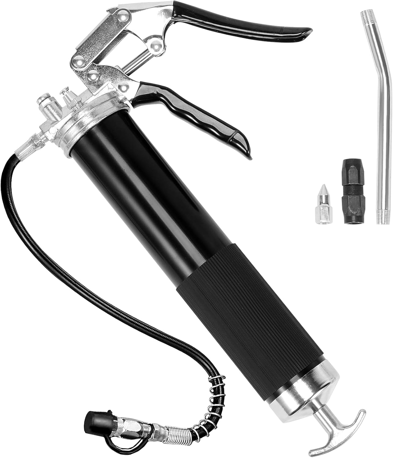 Amazon.com: VEVOR Grease Gun, 6000 PSI Heavy Duty Pistol Grip Grease ...