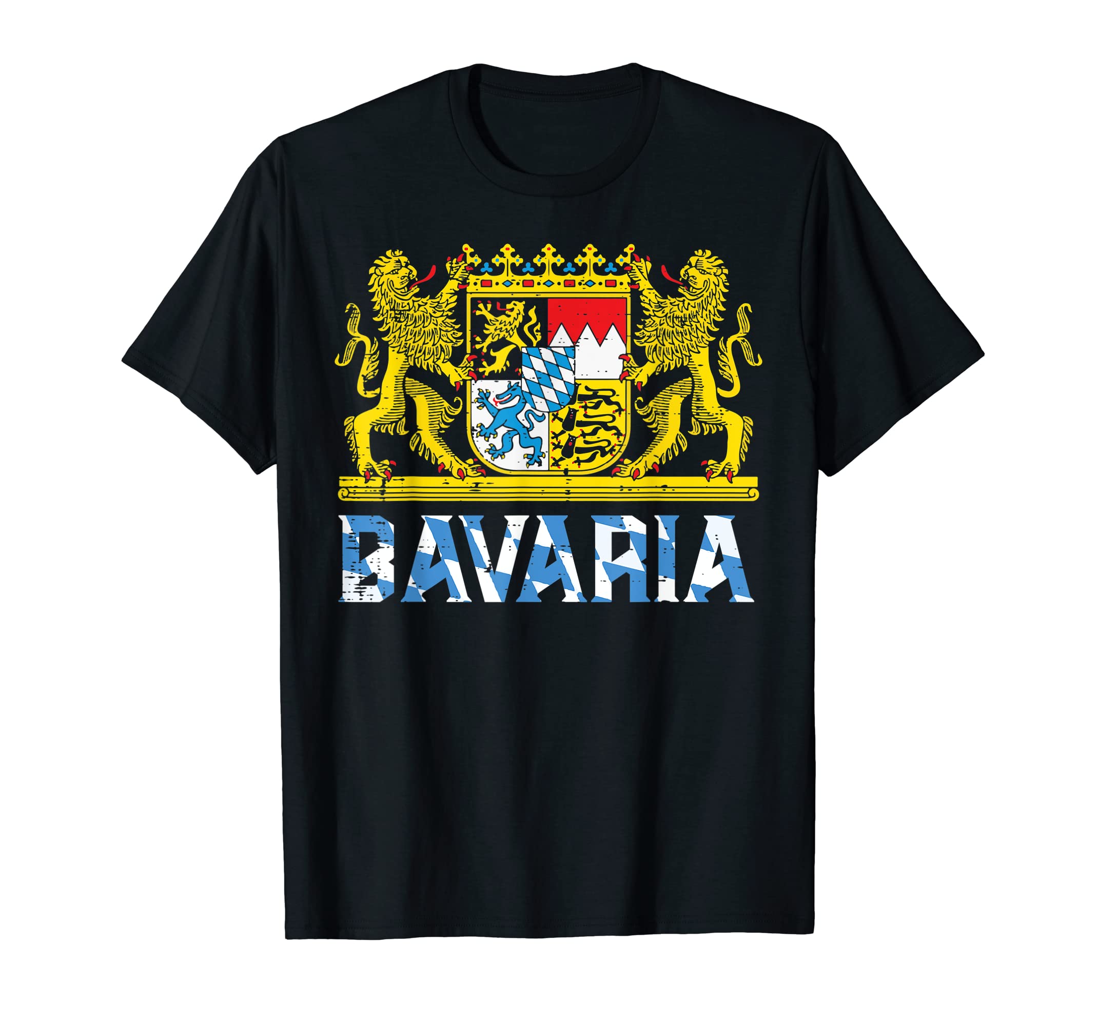 Oktoberfest Shirts Octoberfest Costumes Women MenBavaria Crest Lion Vintage German Oktoberfest Men Women Kids T-Shirt