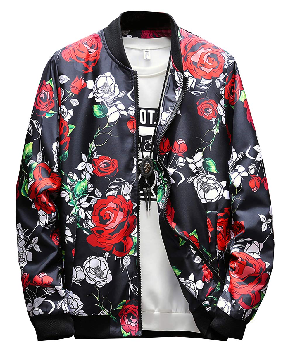 Casual Slim Fit Printed Jacket Coat (Lightweight Style & Cotton Padded Style)