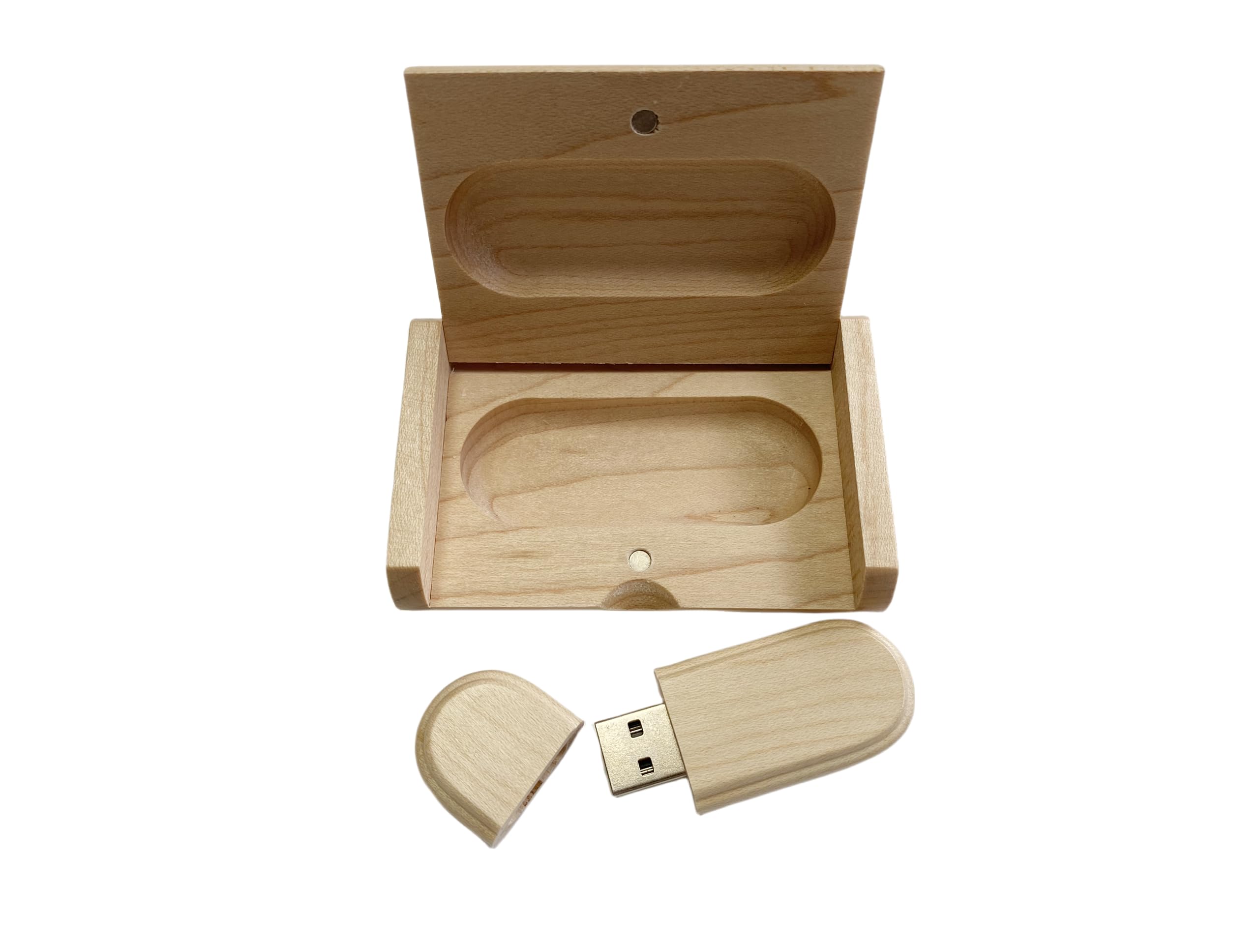 Yaxiny2.0 Maple Wood USB Flash Drive with Wooden Box (2.0/4GB)